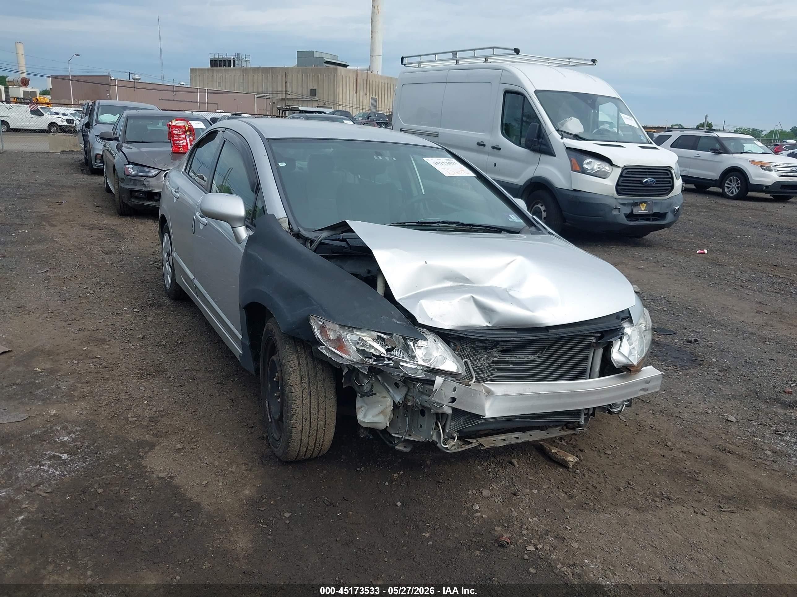 2010 Honda Civic Lx Silver vin: 2HGFA1F50AH551995