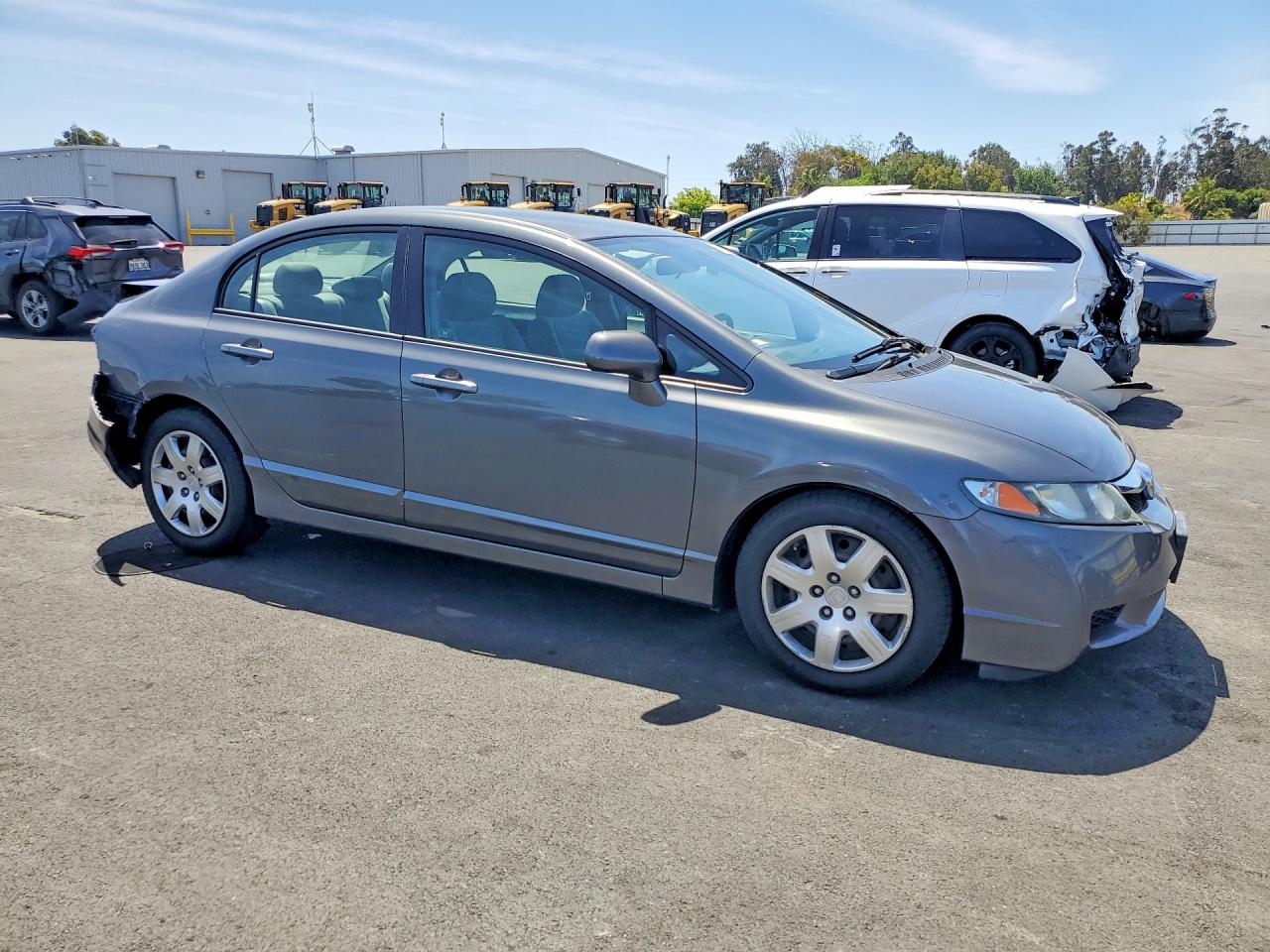2010 Honda Civic Lx Угольный vin: 2HGFA1F50AH553522