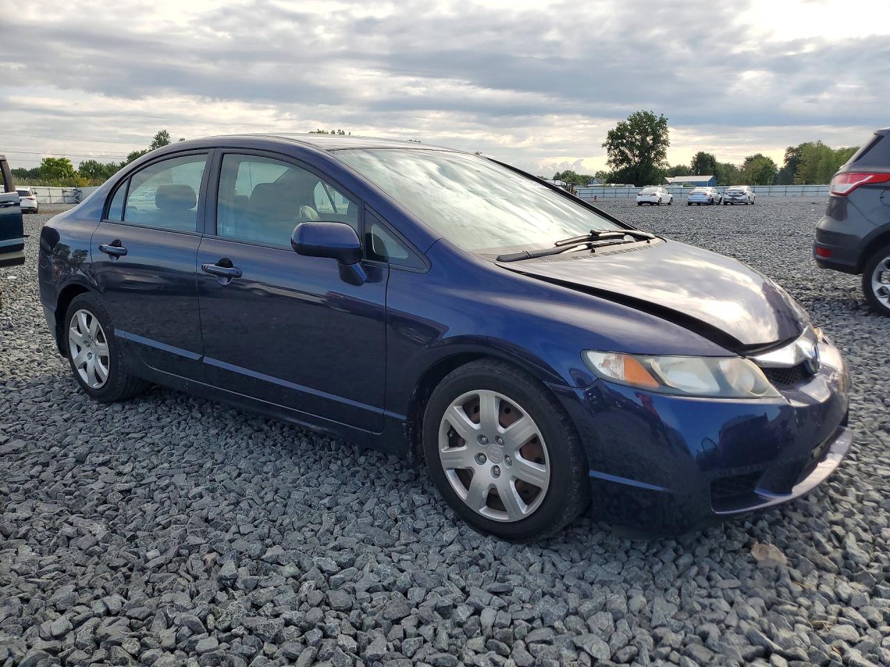 2010 Honda Civic Lx Blue vin: 2HGFA1F50AH559059