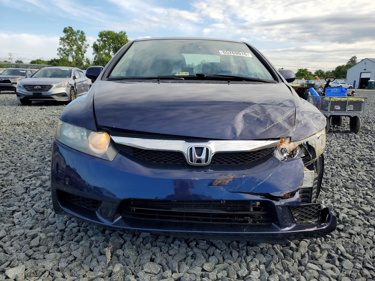 2010 Honda Civic Lx Blue vin: 2HGFA1F50AH559059