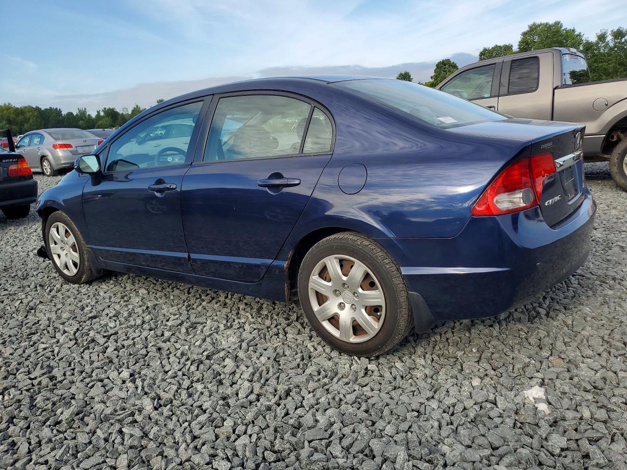 2010 Honda Civic Lx Blue vin: 2HGFA1F50AH559059