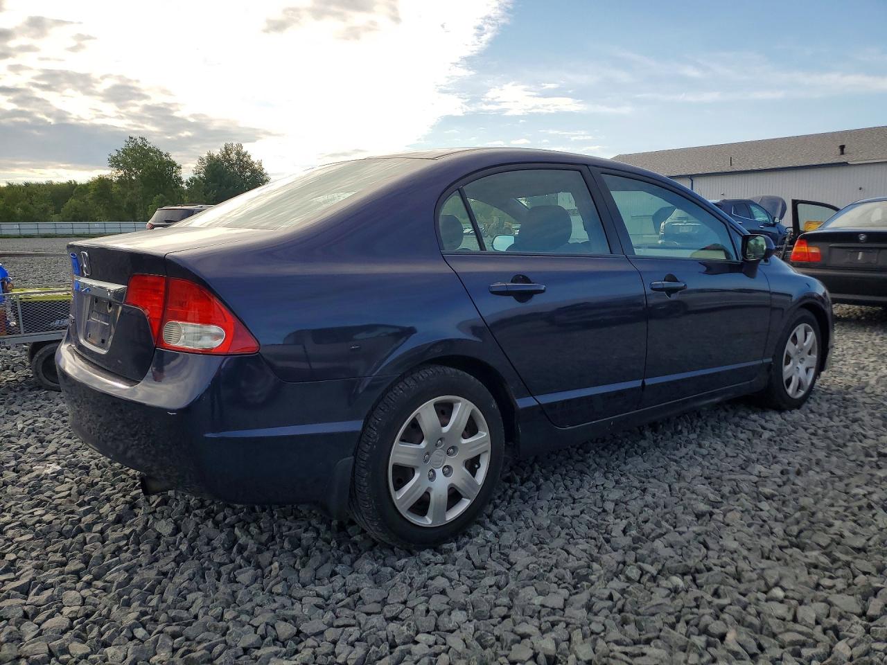 2010 Honda Civic Lx Blue vin: 2HGFA1F50AH559059