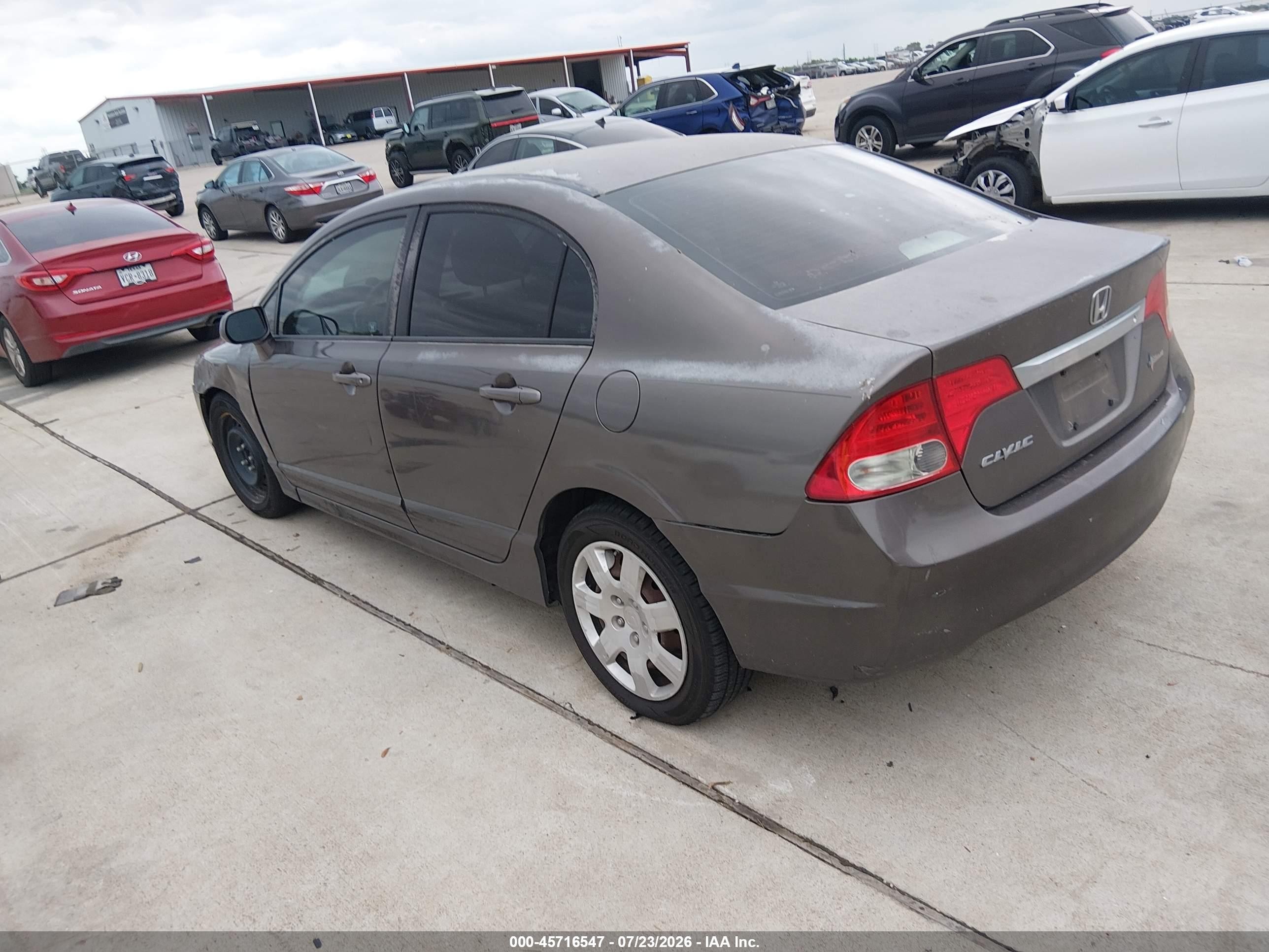 2010 Honda Civic Lx Brown vin: 2HGFA1F50AH567629