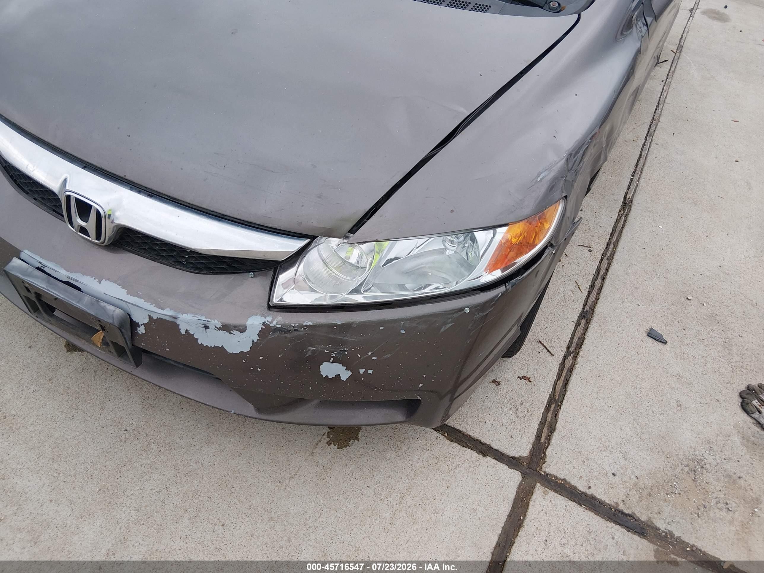 2010 Honda Civic Lx Brown vin: 2HGFA1F50AH567629