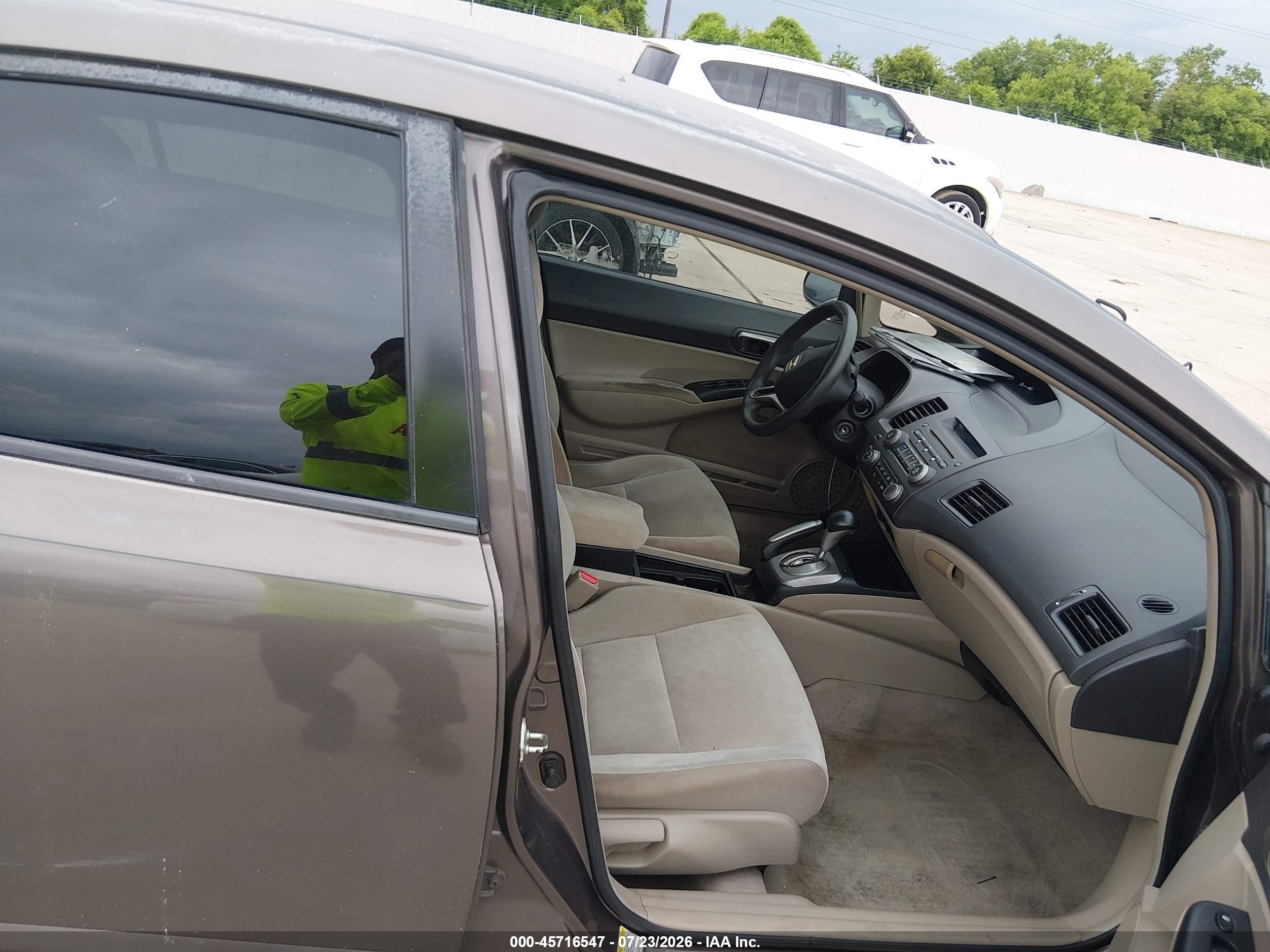 2010 Honda Civic Lx Brown vin: 2HGFA1F50AH567629