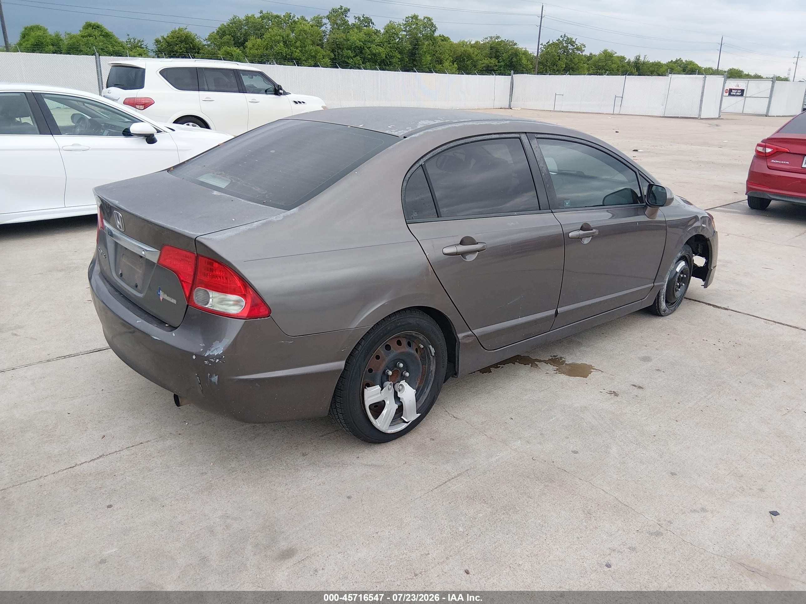 2010 Honda Civic Lx Brown vin: 2HGFA1F50AH567629