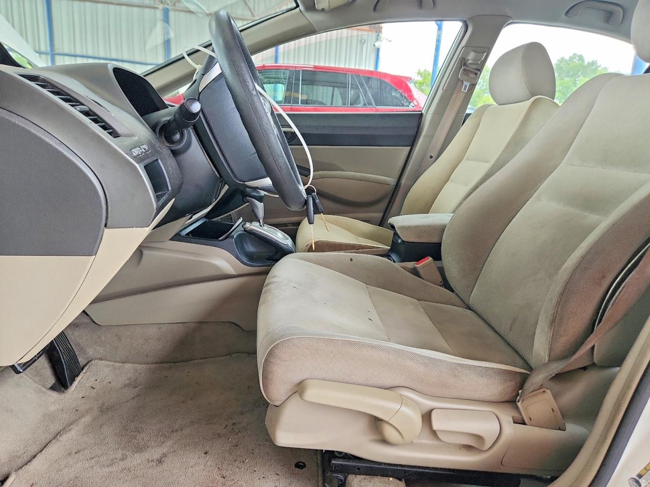 2010 Honda Civic Lx White vin: 2HGFA1F50AH568831