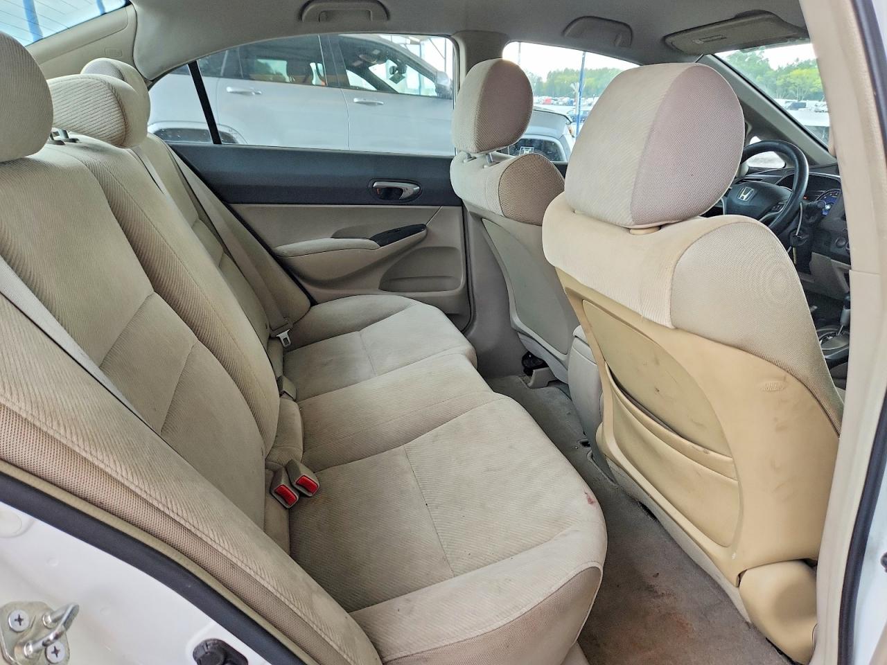 2010 Honda Civic Lx White vin: 2HGFA1F50AH568831