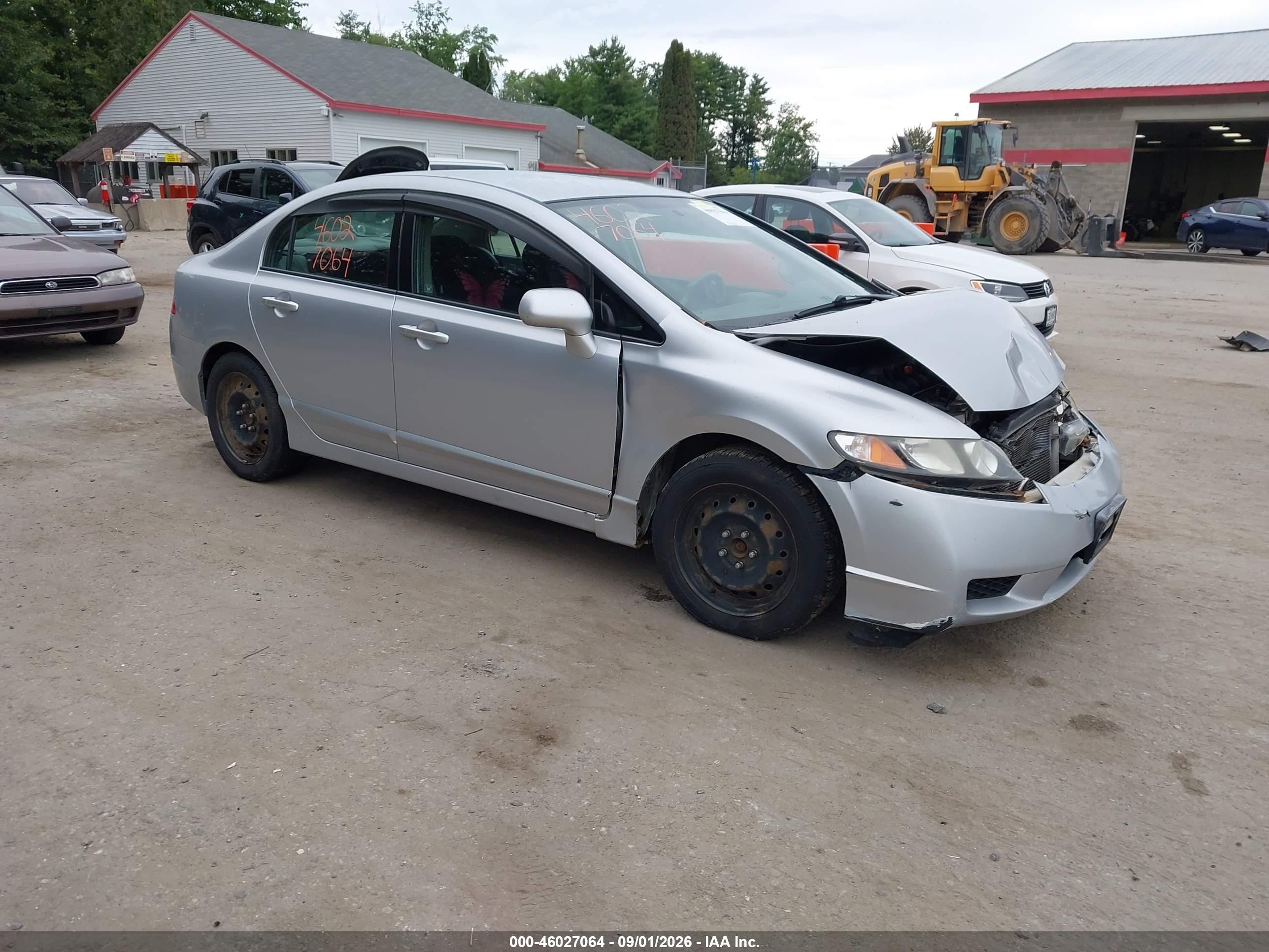 2011 Honda Civic Lx Серебряный vin: 2HGFA1F50BH302985