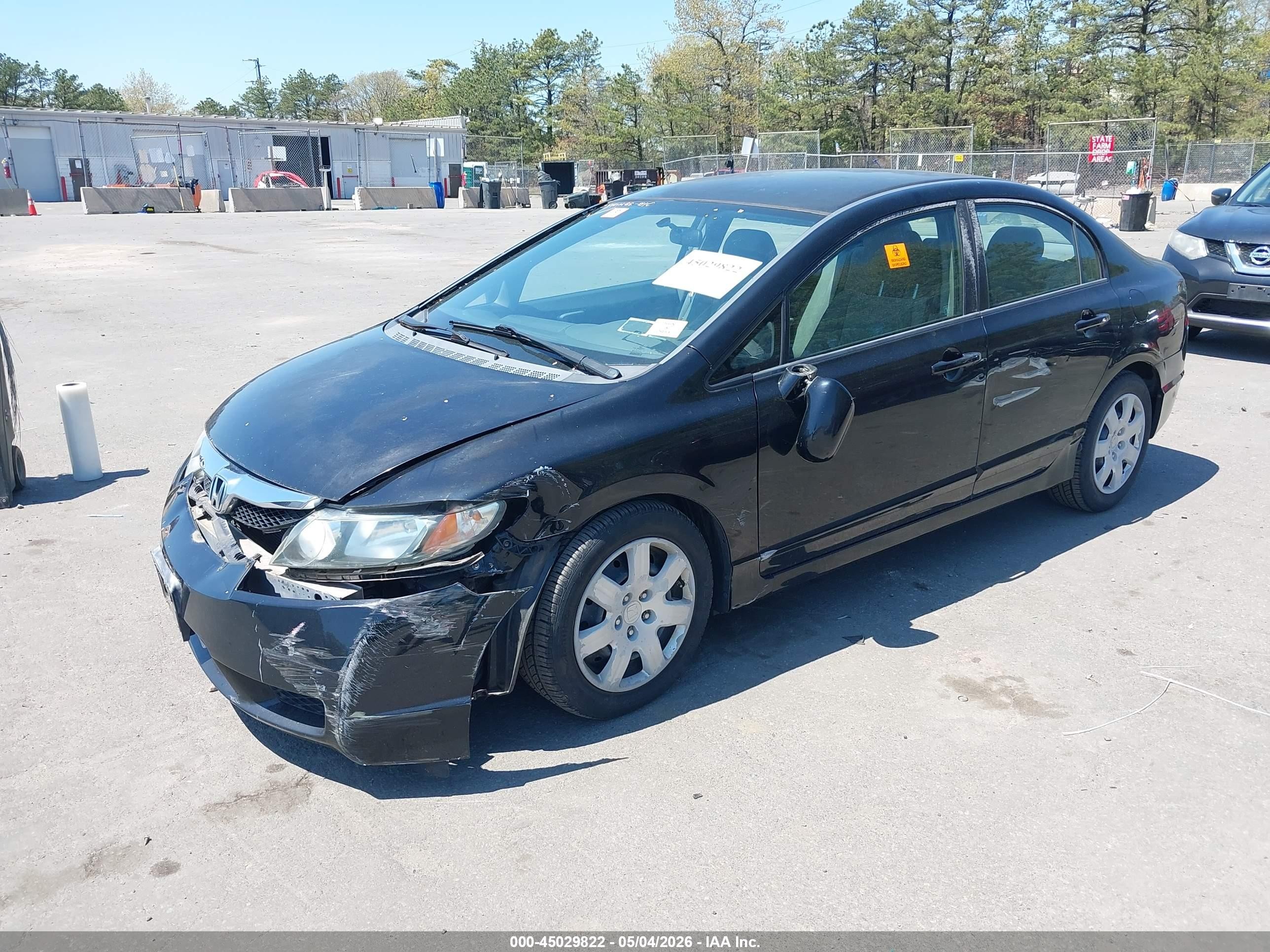2011 Honda Civic Lx Black vin: 2HGFA1F50BH304672
