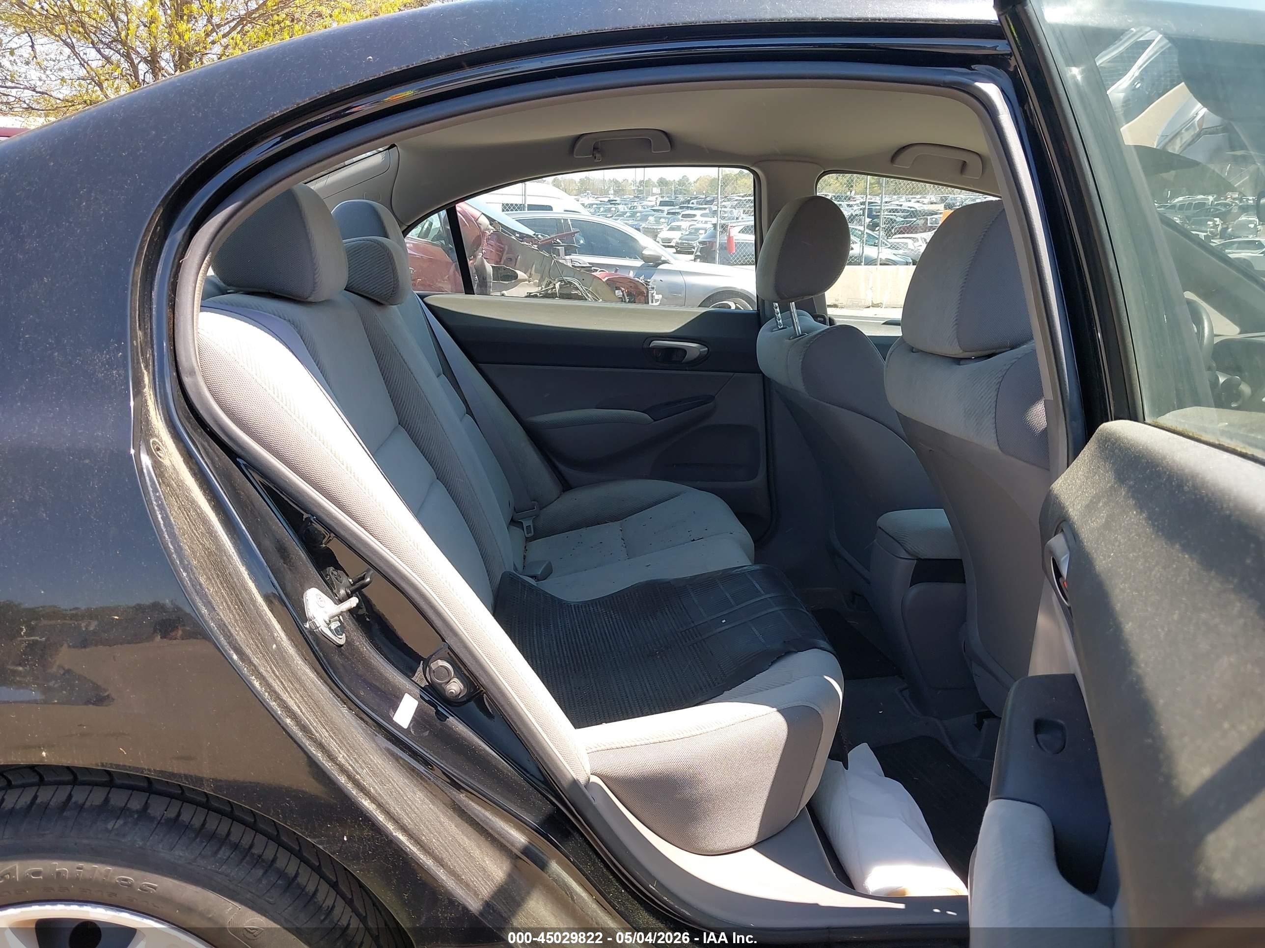 2011 Honda Civic Lx Black vin: 2HGFA1F50BH304672