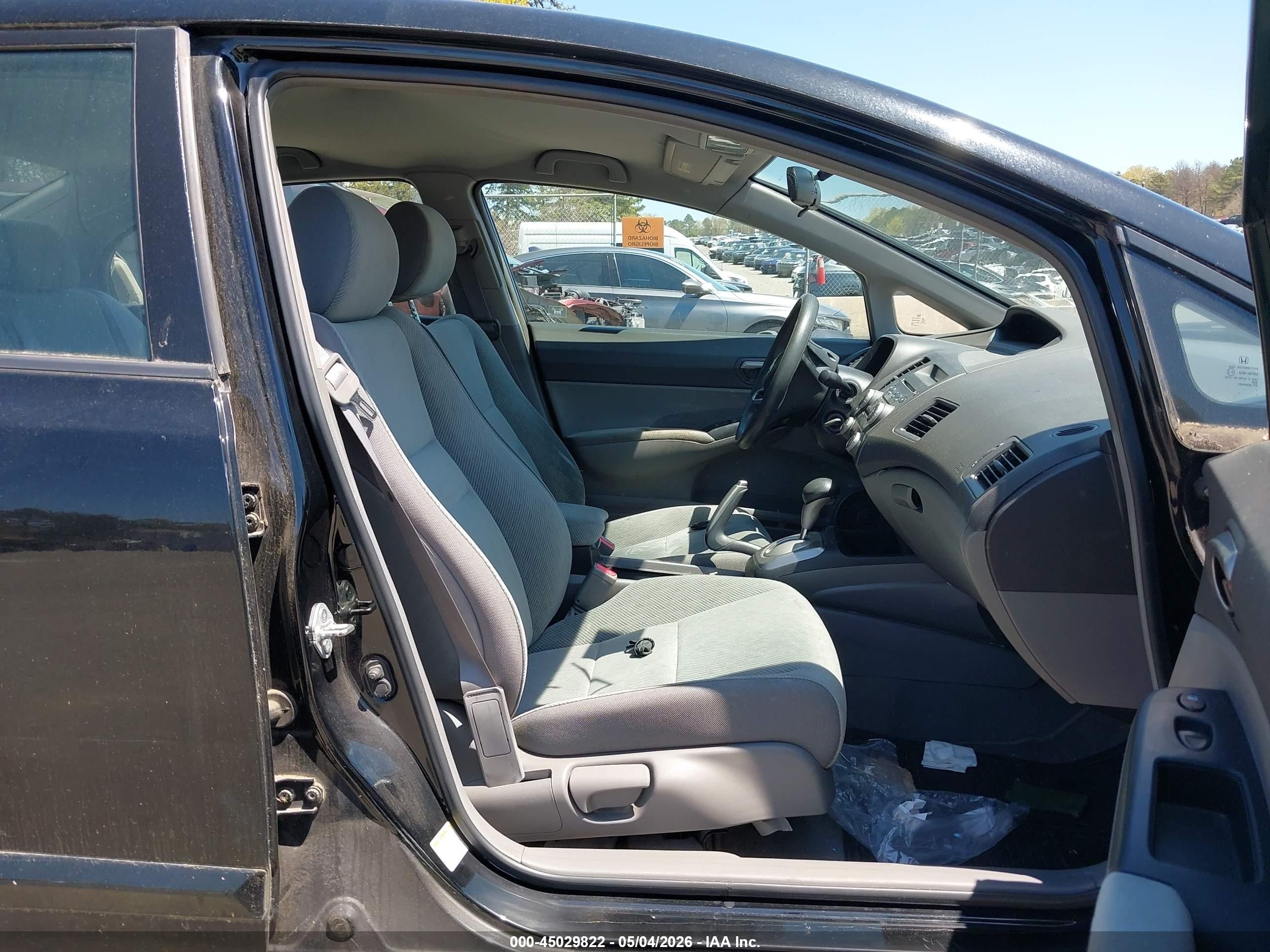 2011 Honda Civic Lx Black vin: 2HGFA1F50BH304672