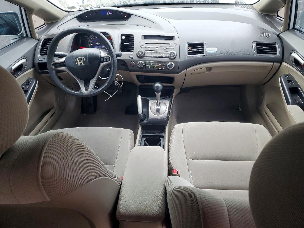 2011 Honda Civic Lx White vin: 2HGFA1F50BH306499