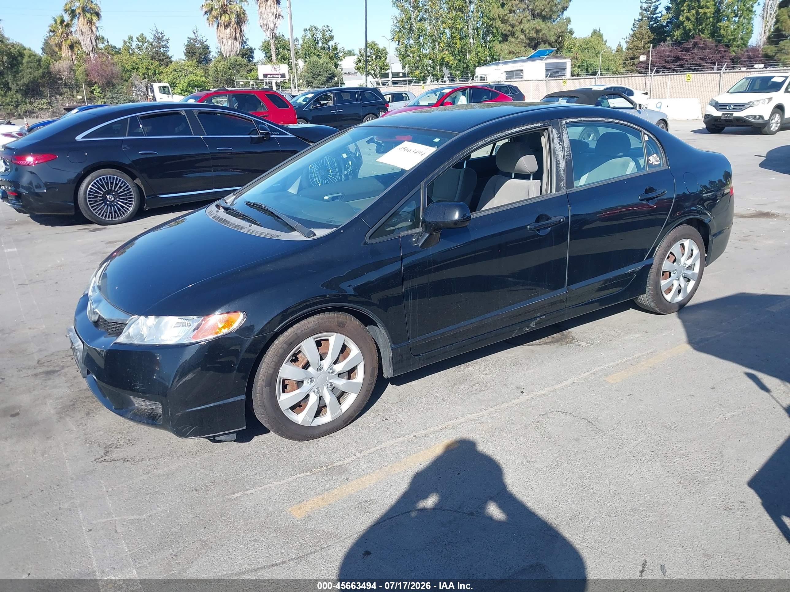 2011 Honda Civic Lx Black vin: 2HGFA1F50BH307202