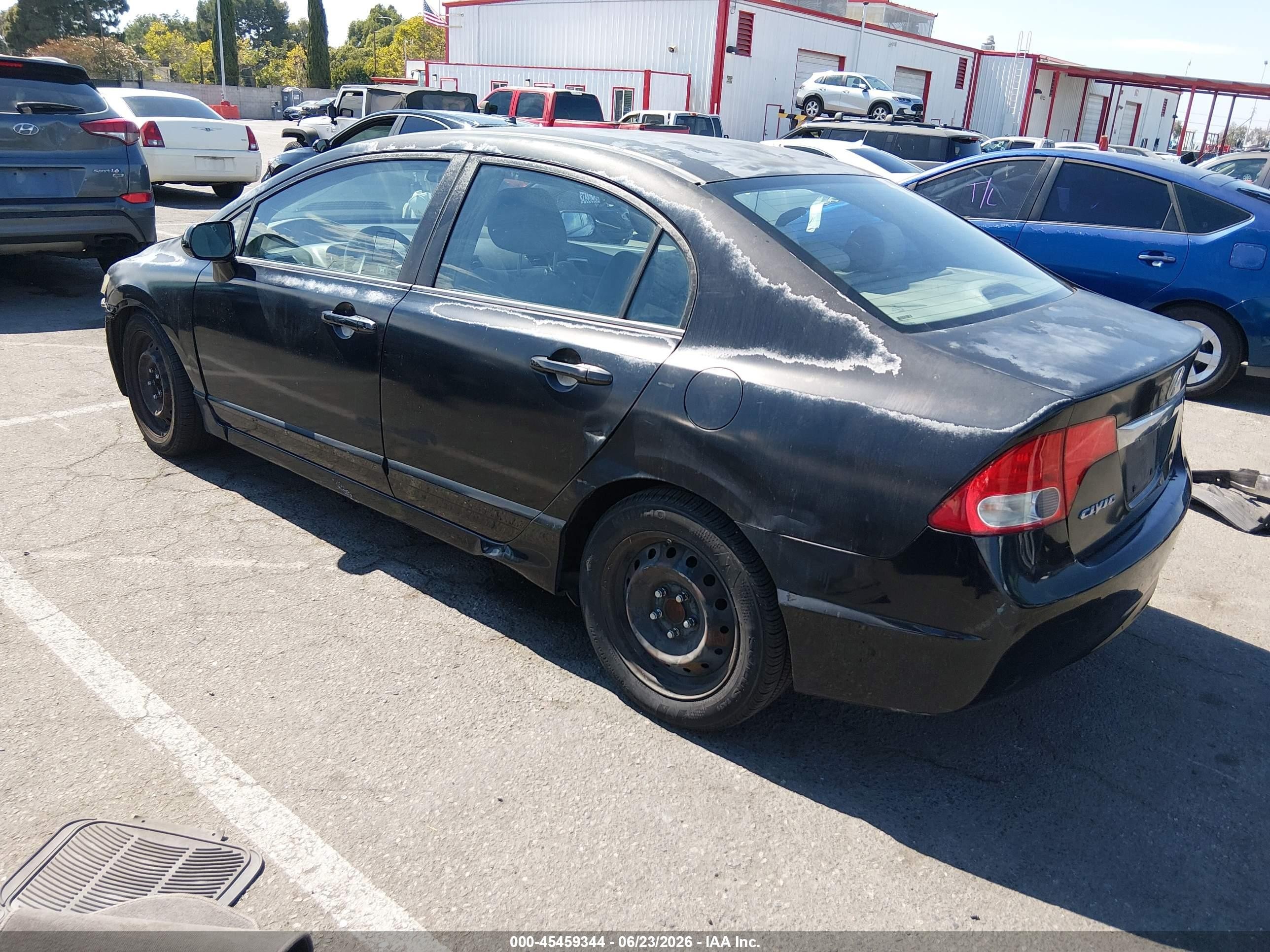 2011 Honda Civic Lx Black vin: 2HGFA1F50BH513524
