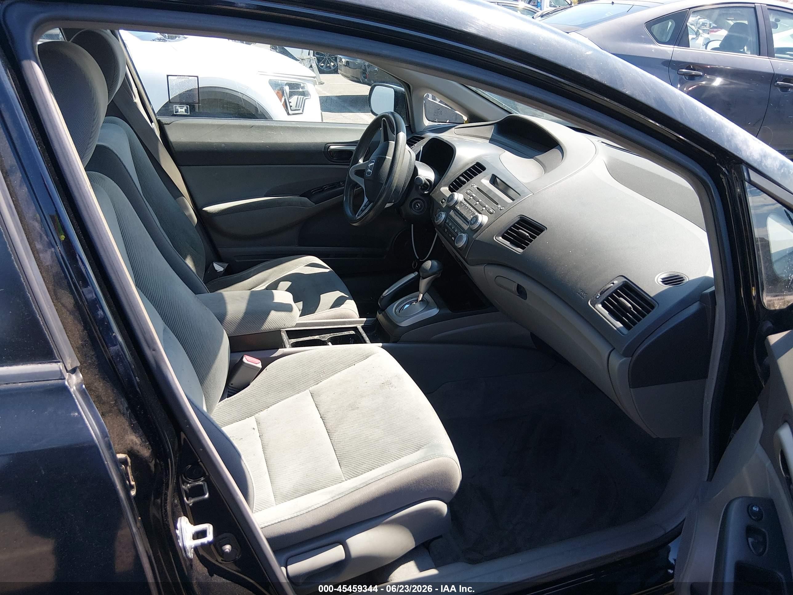 2011 Honda Civic Lx Black vin: 2HGFA1F50BH513524