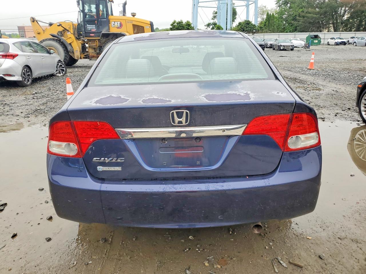 2011 Honda Civic Lx Blue vin: 2HGFA1F50BH524782