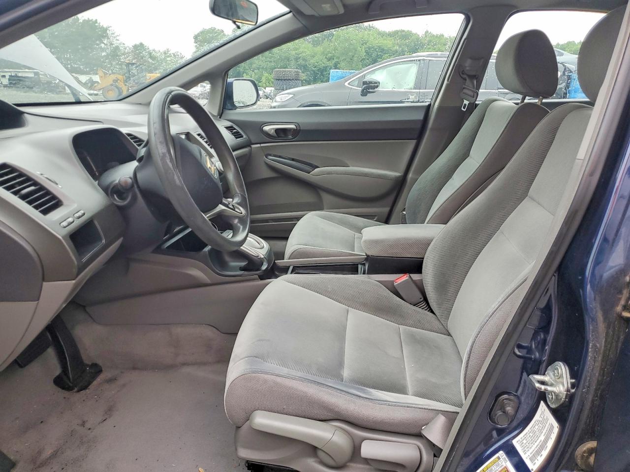 2011 Honda Civic Lx Blue vin: 2HGFA1F50BH524782