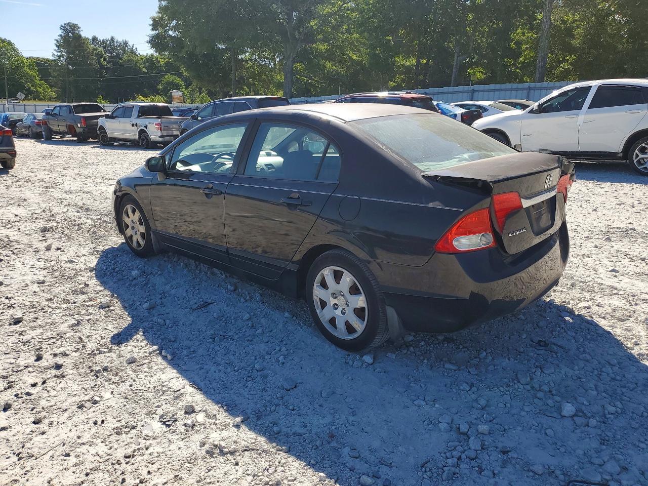 2011 Honda Civic Lx Black vin: 2HGFA1F50BH526497