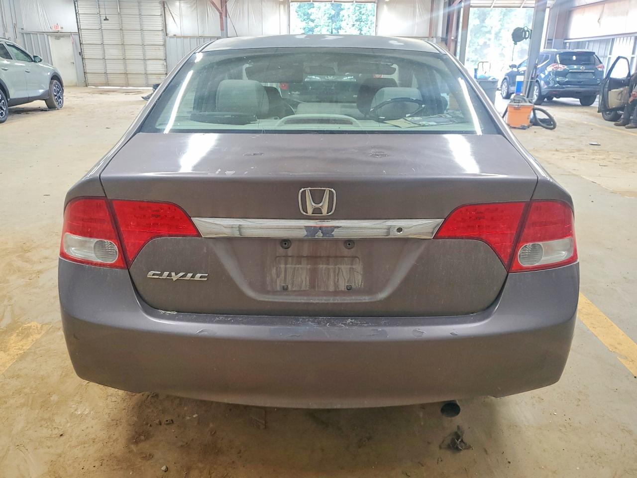 2011 Honda Civic Lx Gray vin: 2HGFA1F50BH529318