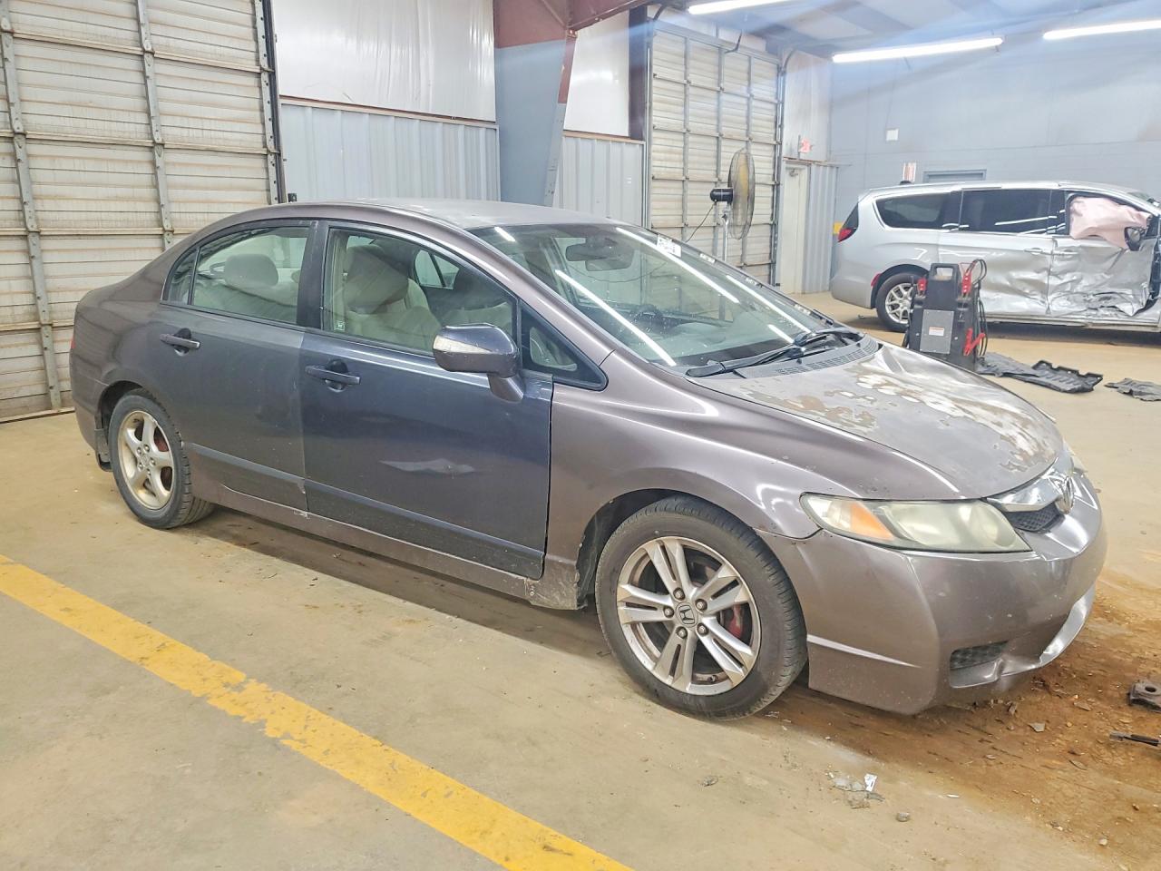 2011 Honda Civic Lx Gray vin: 2HGFA1F50BH529318