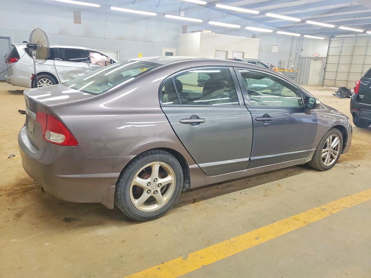 2011 Honda Civic Lx Gray vin: 2HGFA1F50BH529318