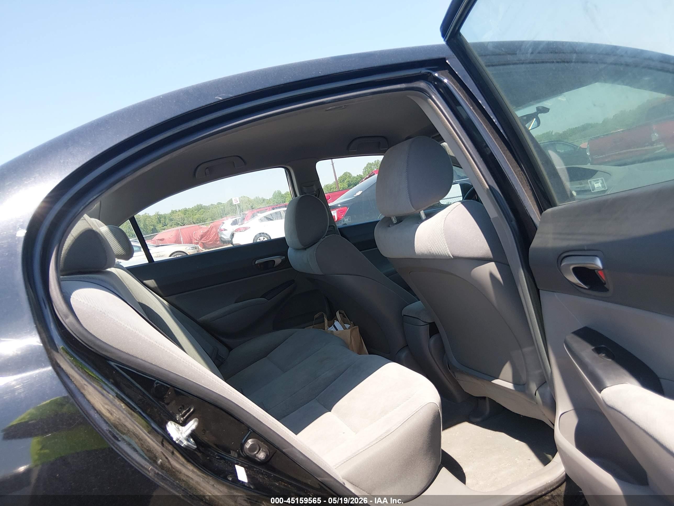 2011 Honda Civic Lx Black vin: 2HGFA1F50BH532686