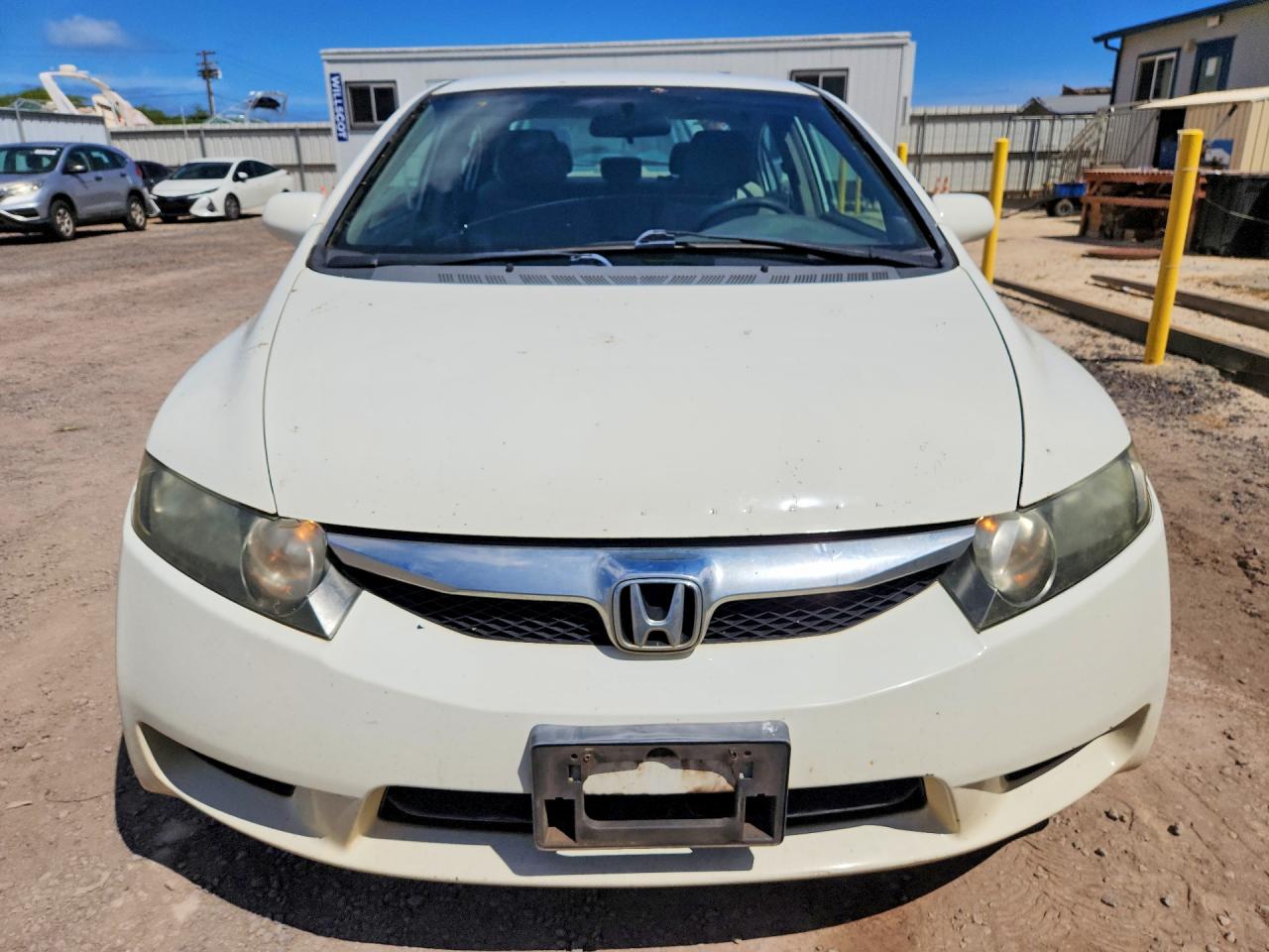 2011 Honda Civic Lx Белый vin: 2HGFA1F50BH534129
