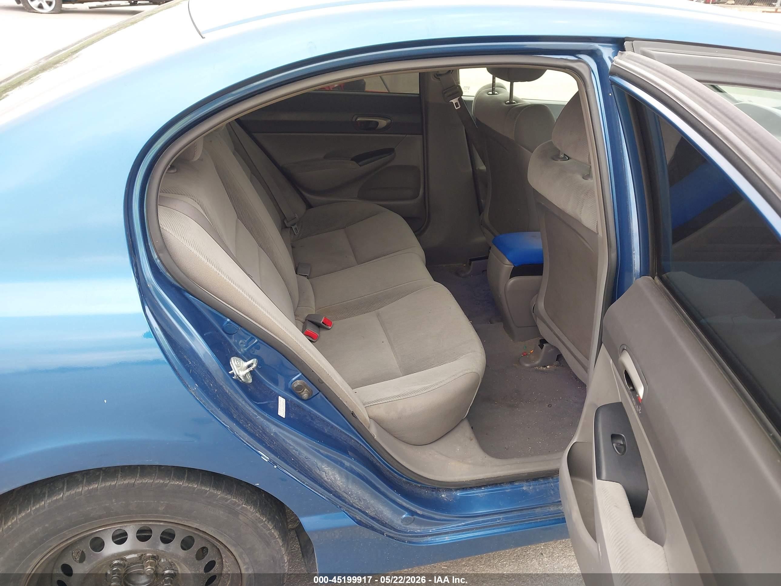 2011 Honda Civic Lx Blue vin: 2HGFA1F50BH535510