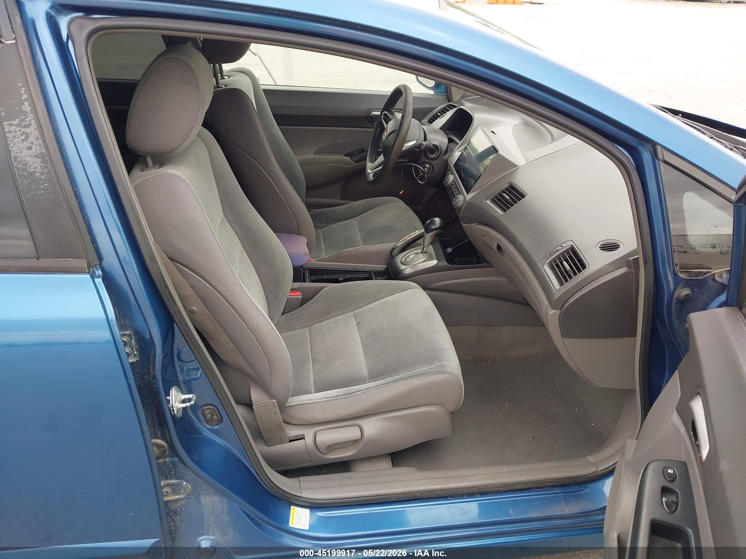 2011 Honda Civic Lx Blue vin: 2HGFA1F50BH535510
