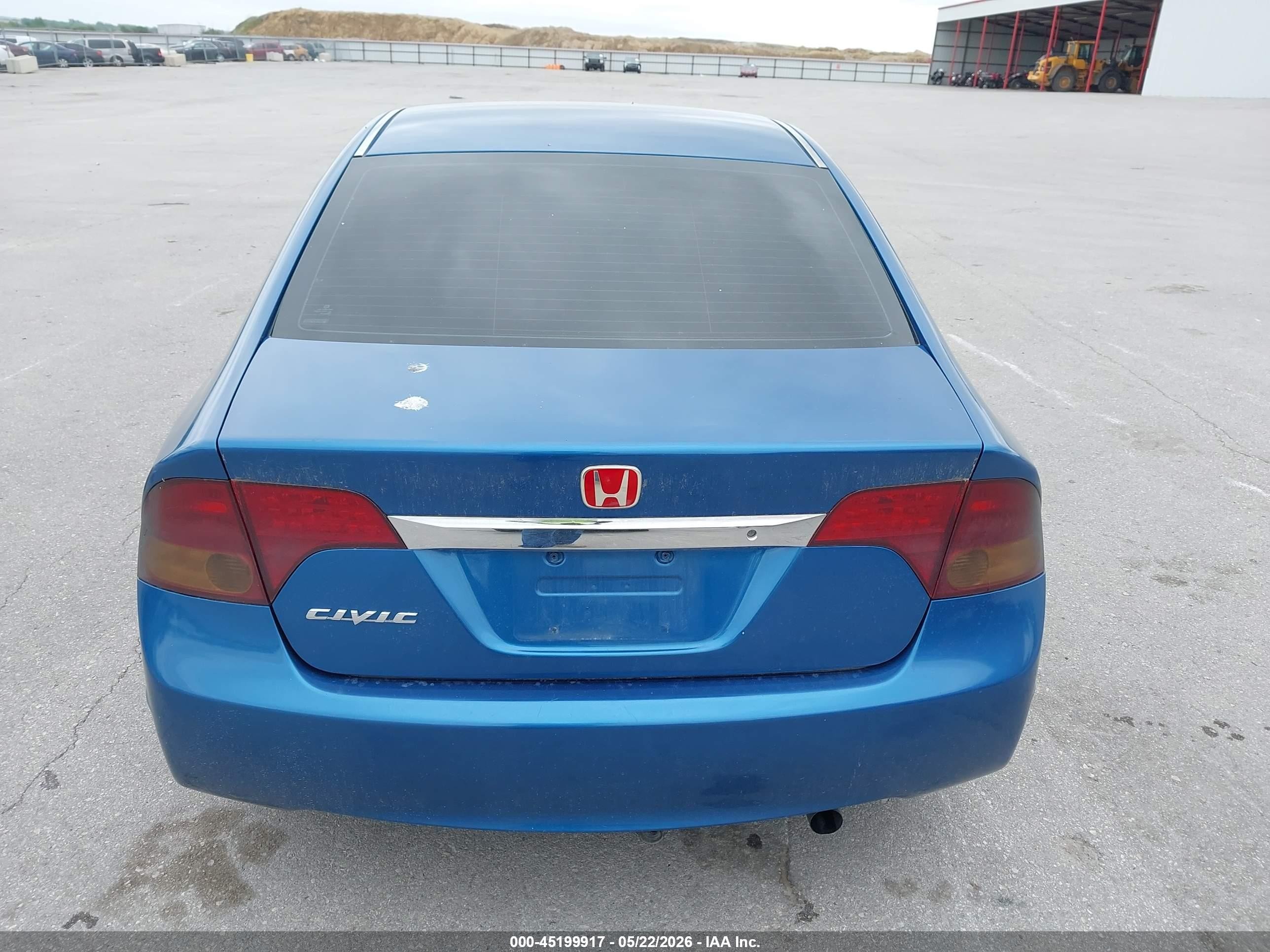 2011 Honda Civic Lx Blue vin: 2HGFA1F50BH535510
