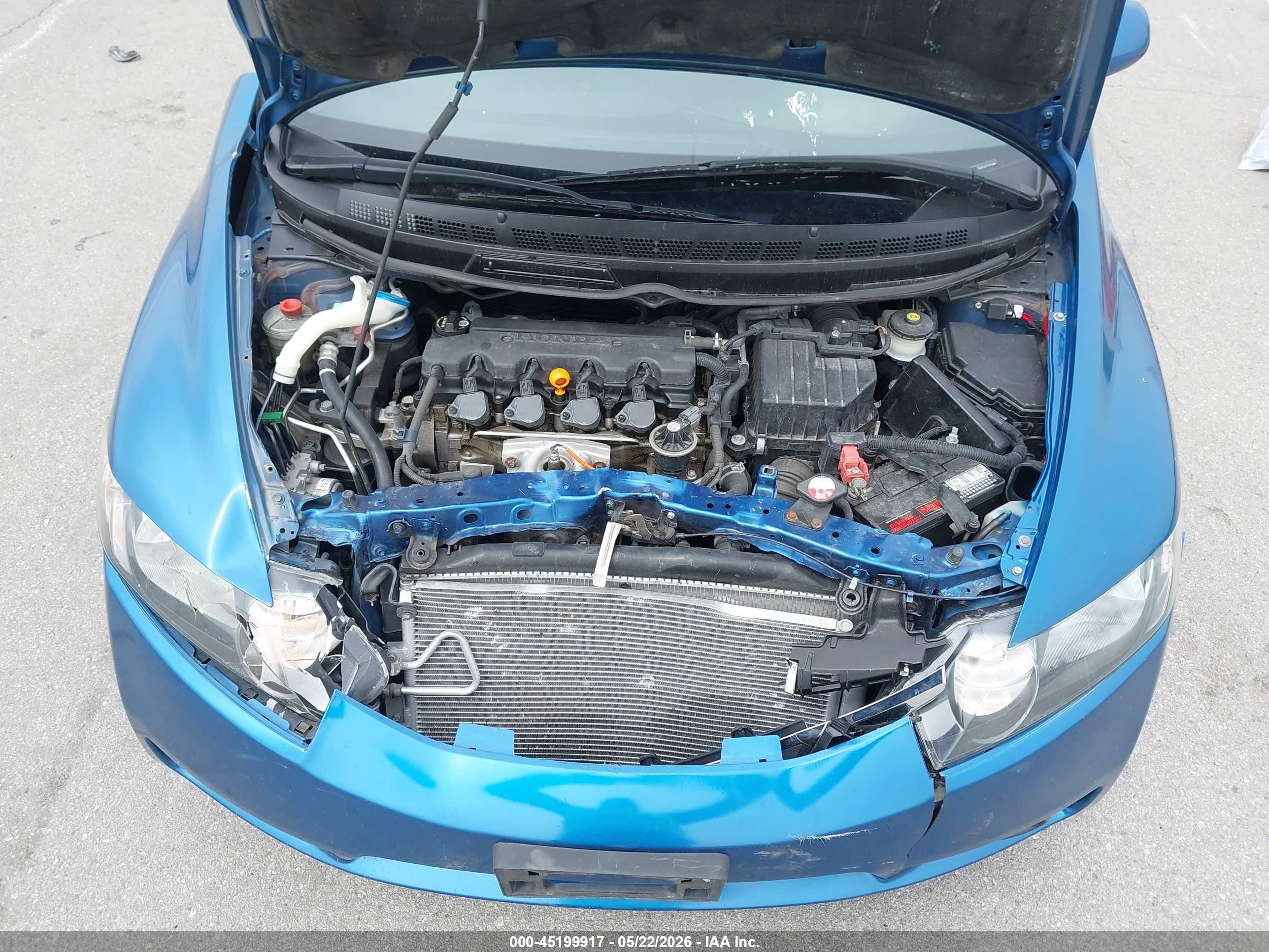 2011 Honda Civic Lx Blue vin: 2HGFA1F50BH535510