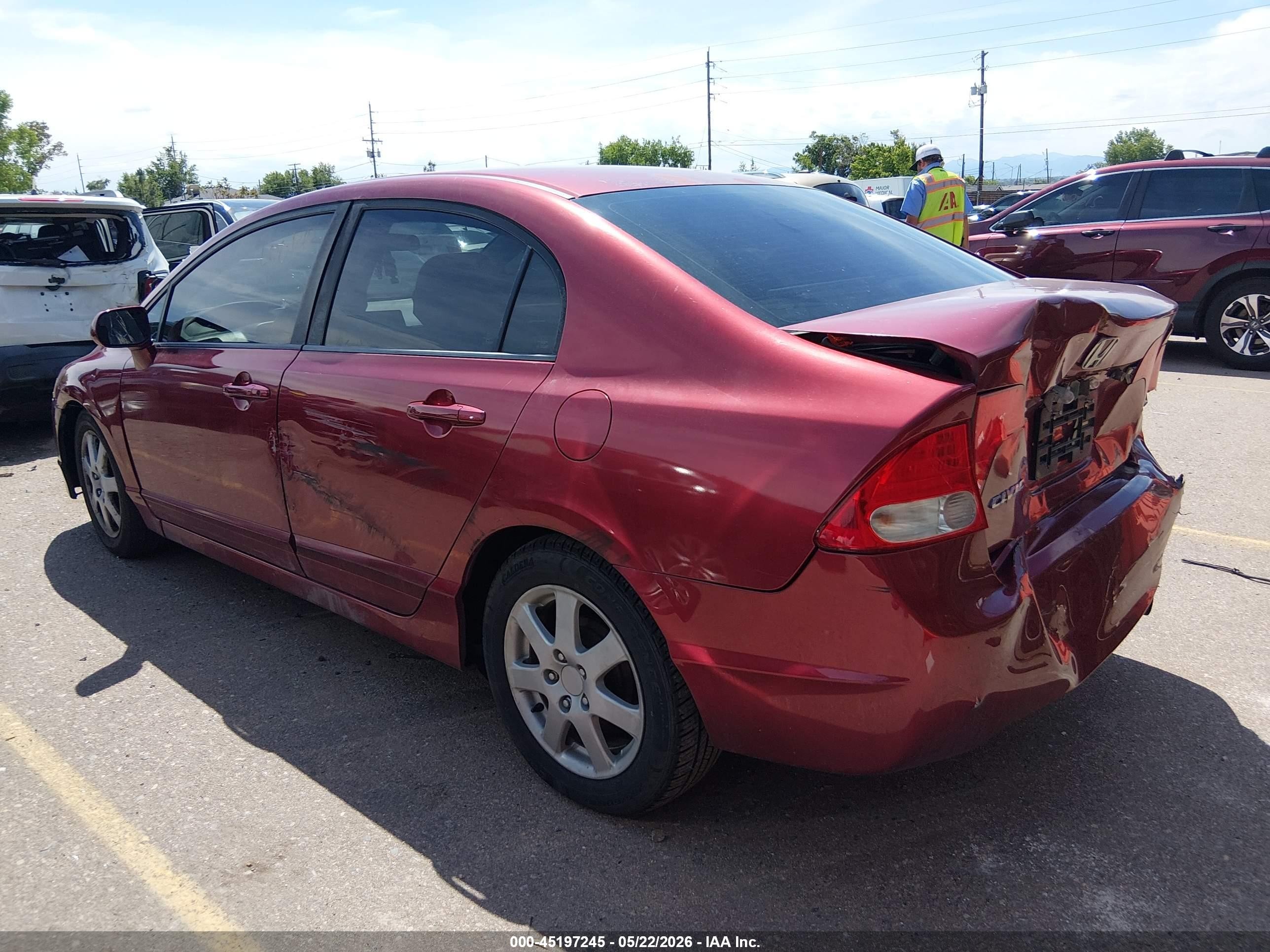 2011 Honda Civic Lx Темно-бордовый vin: 2HGFA1F50BH541193