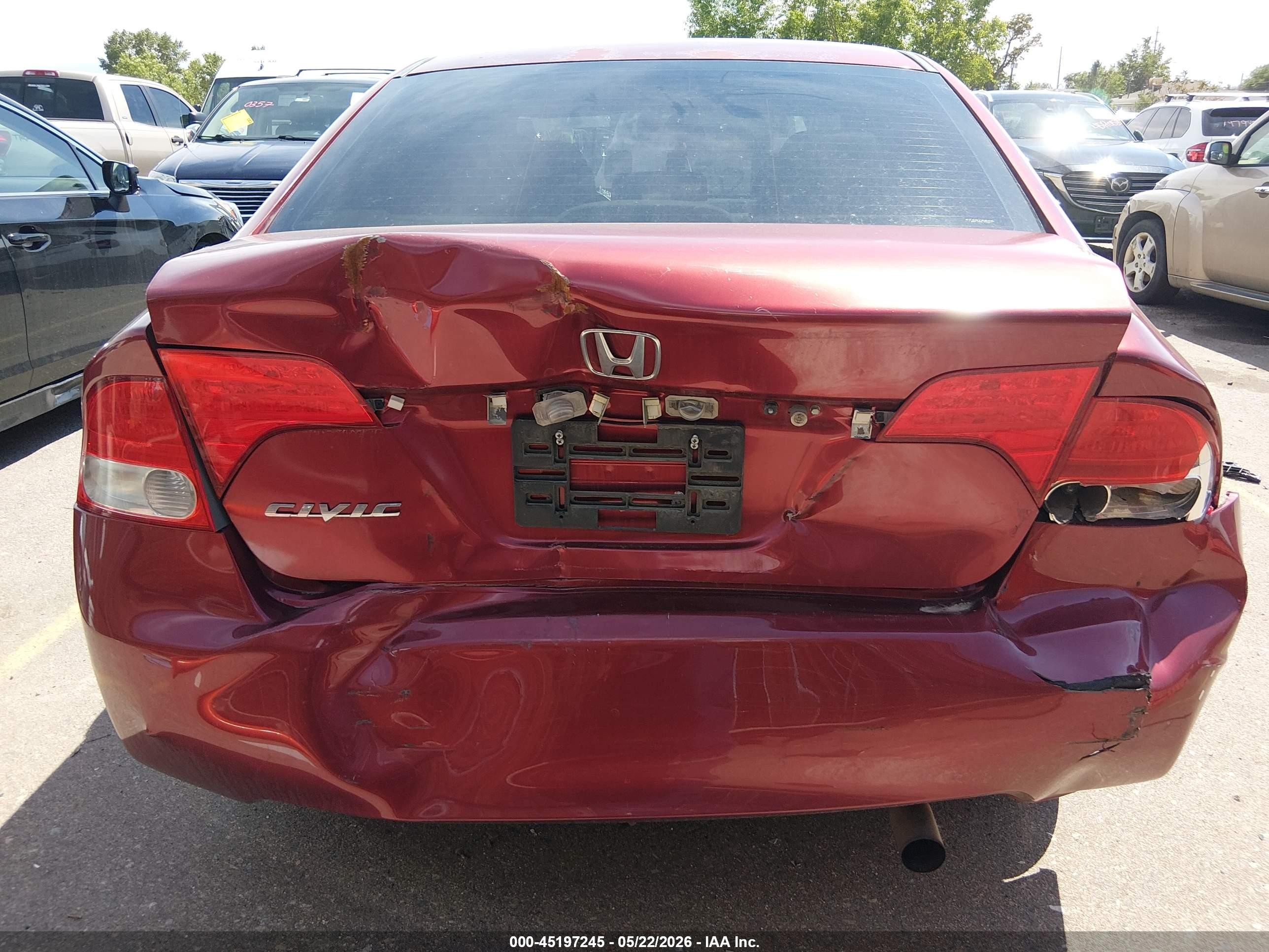 2011 Honda Civic Lx Темно-бордовый vin: 2HGFA1F50BH541193