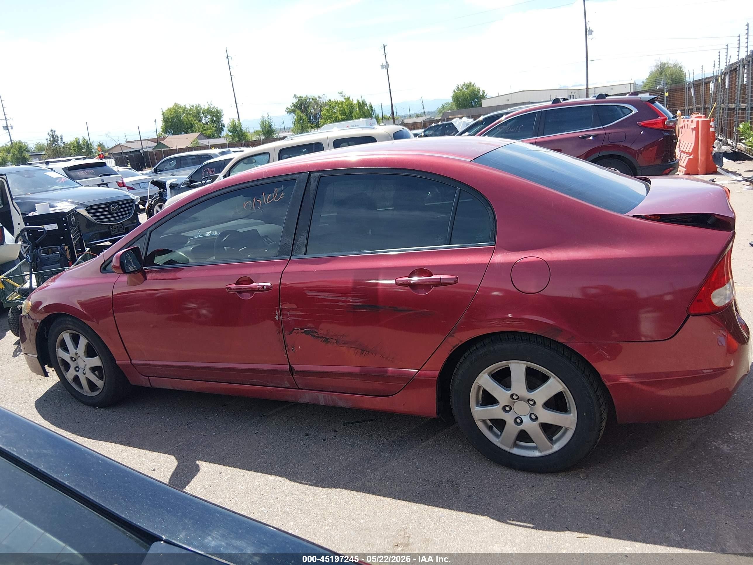2011 Honda Civic Lx Темно-бордовый vin: 2HGFA1F50BH541193