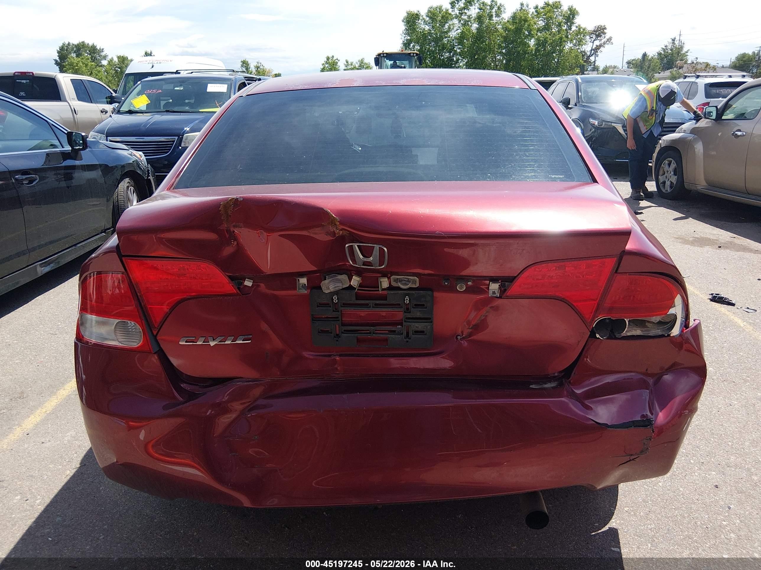 2011 Honda Civic Lx Темно-бордовый vin: 2HGFA1F50BH541193