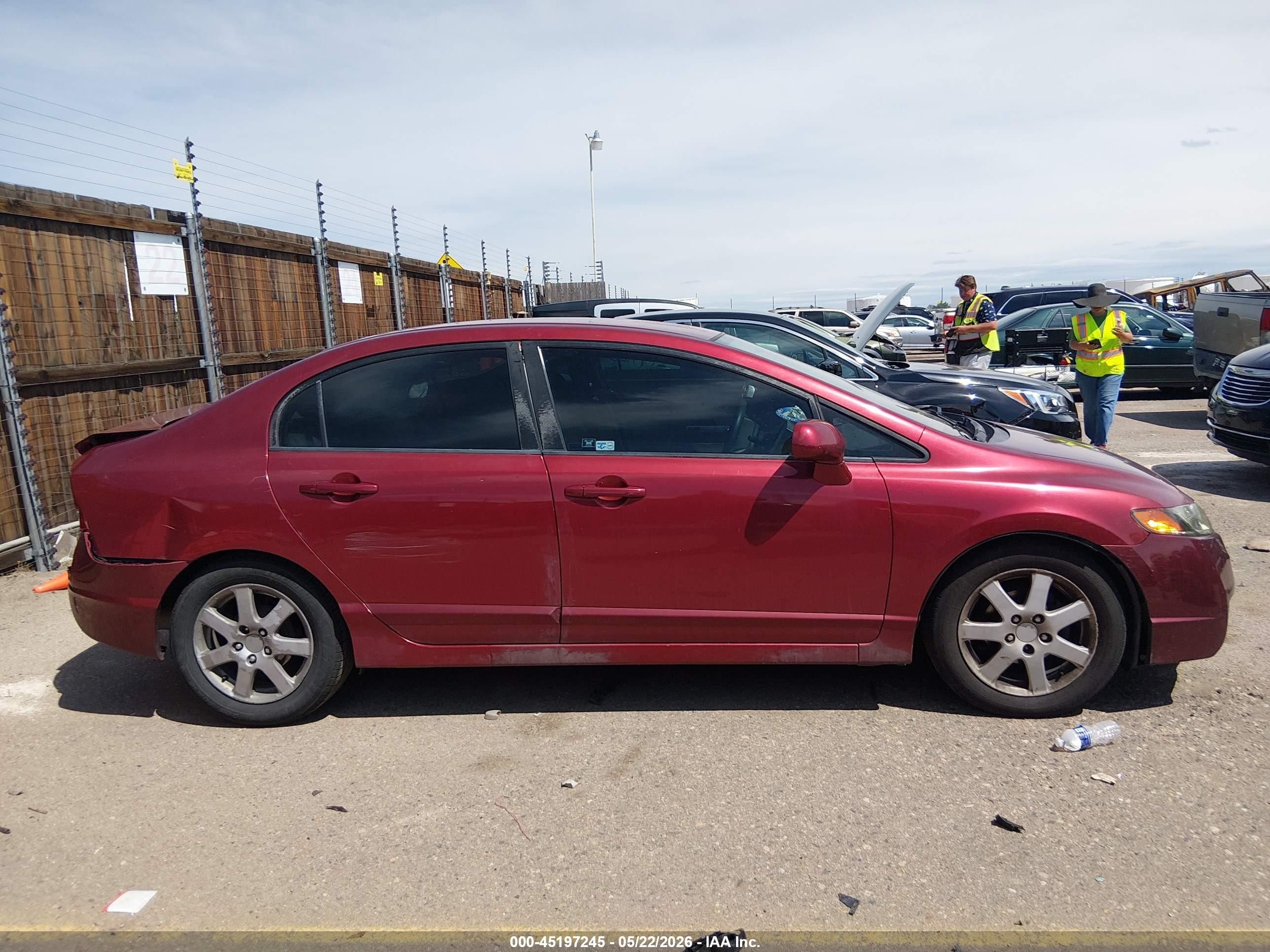 2011 Honda Civic Lx Темно-бордовый vin: 2HGFA1F50BH541193