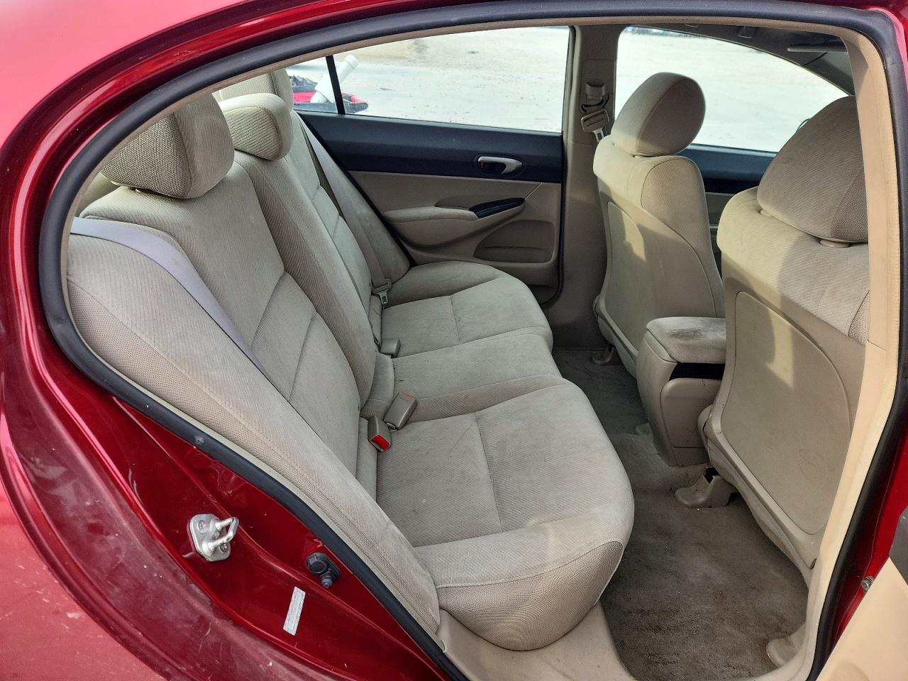 2011 Honda Civic Lx Red vin: 2HGFA1F50BH545213