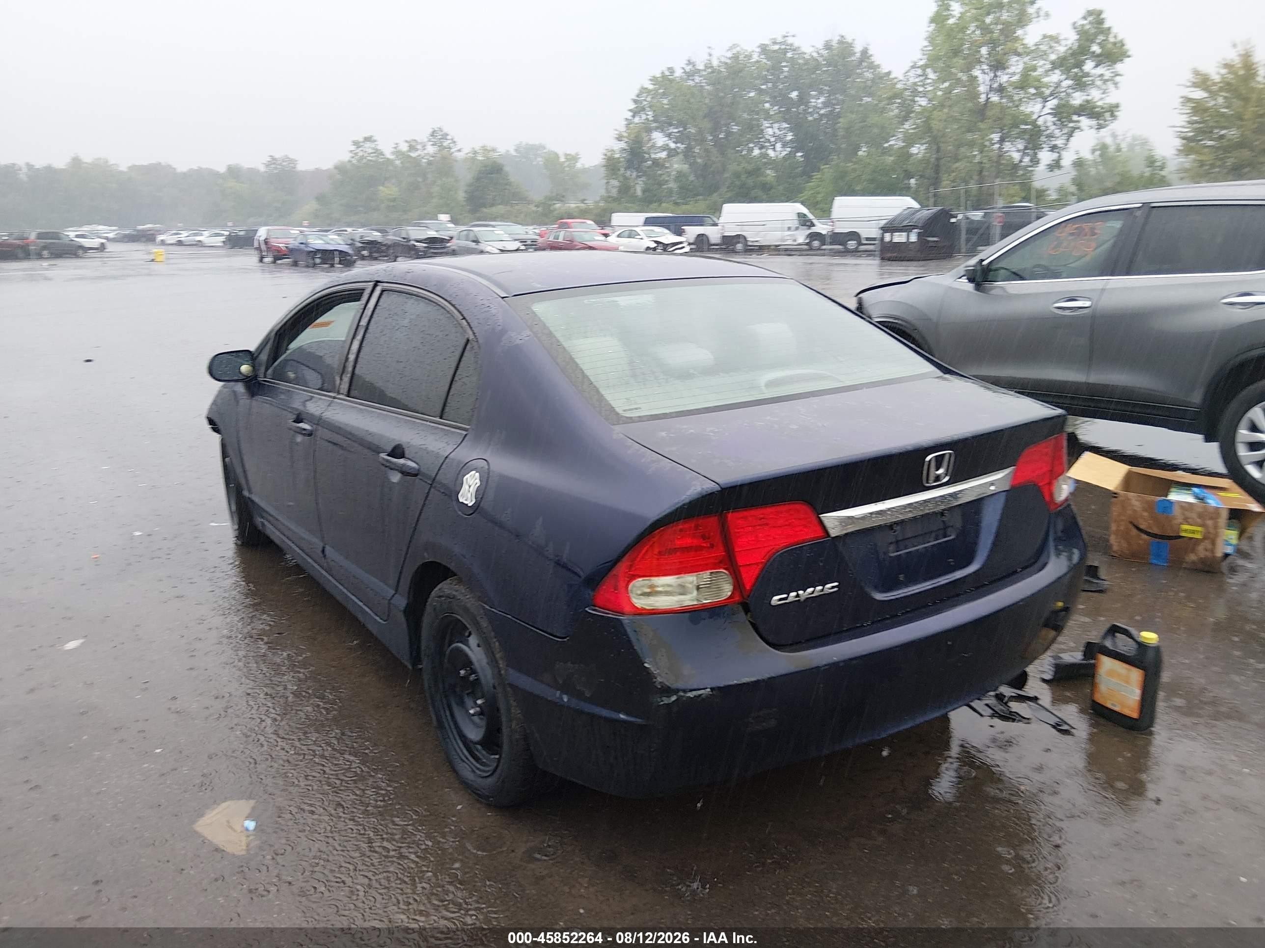 2011 Honda Civic Lx Navy vin: 2HGFA1F50BH545261