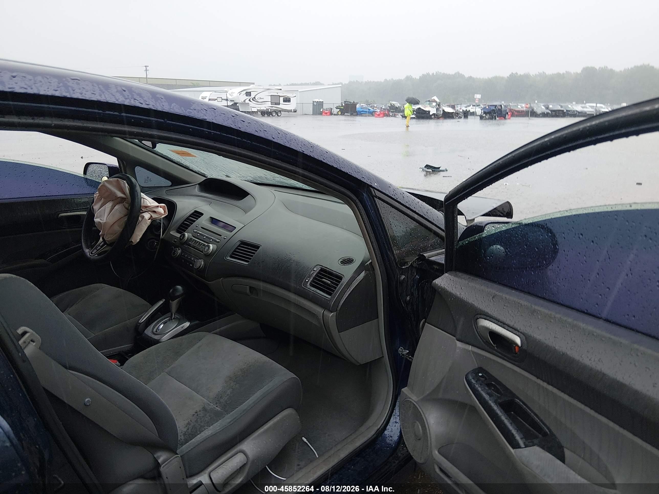 2011 Honda Civic Lx Navy vin: 2HGFA1F50BH545261