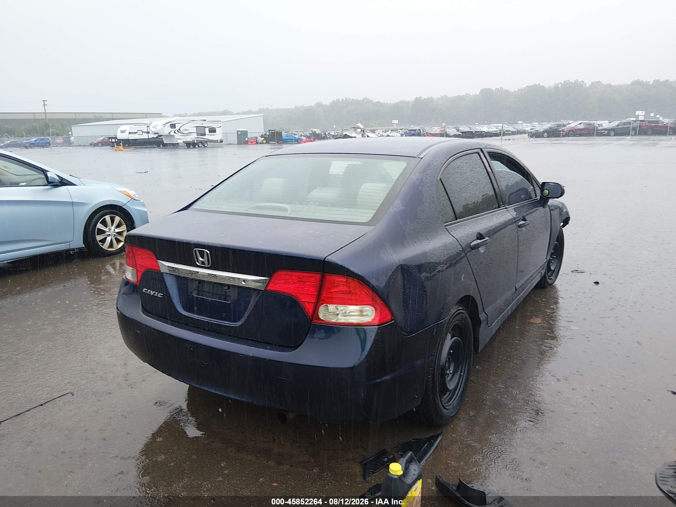 2011 Honda Civic Lx Navy vin: 2HGFA1F50BH545261