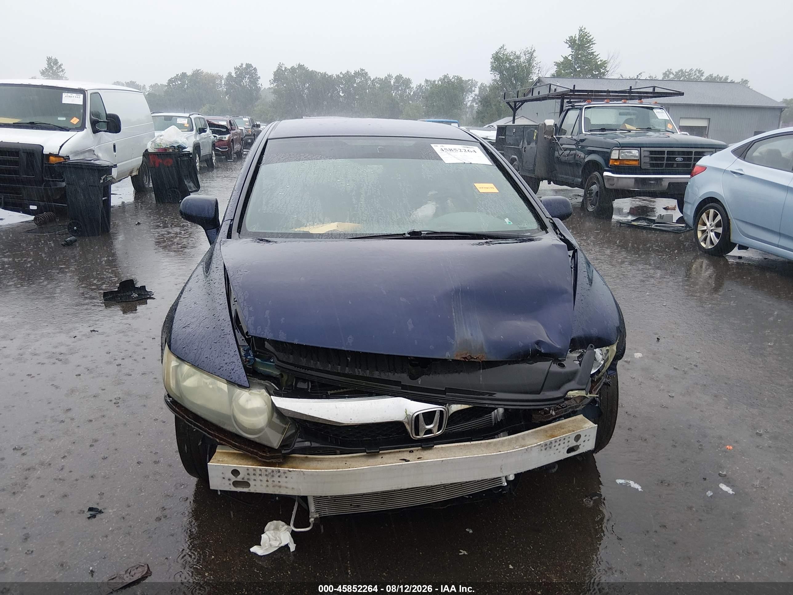2011 Honda Civic Lx Navy vin: 2HGFA1F50BH545261
