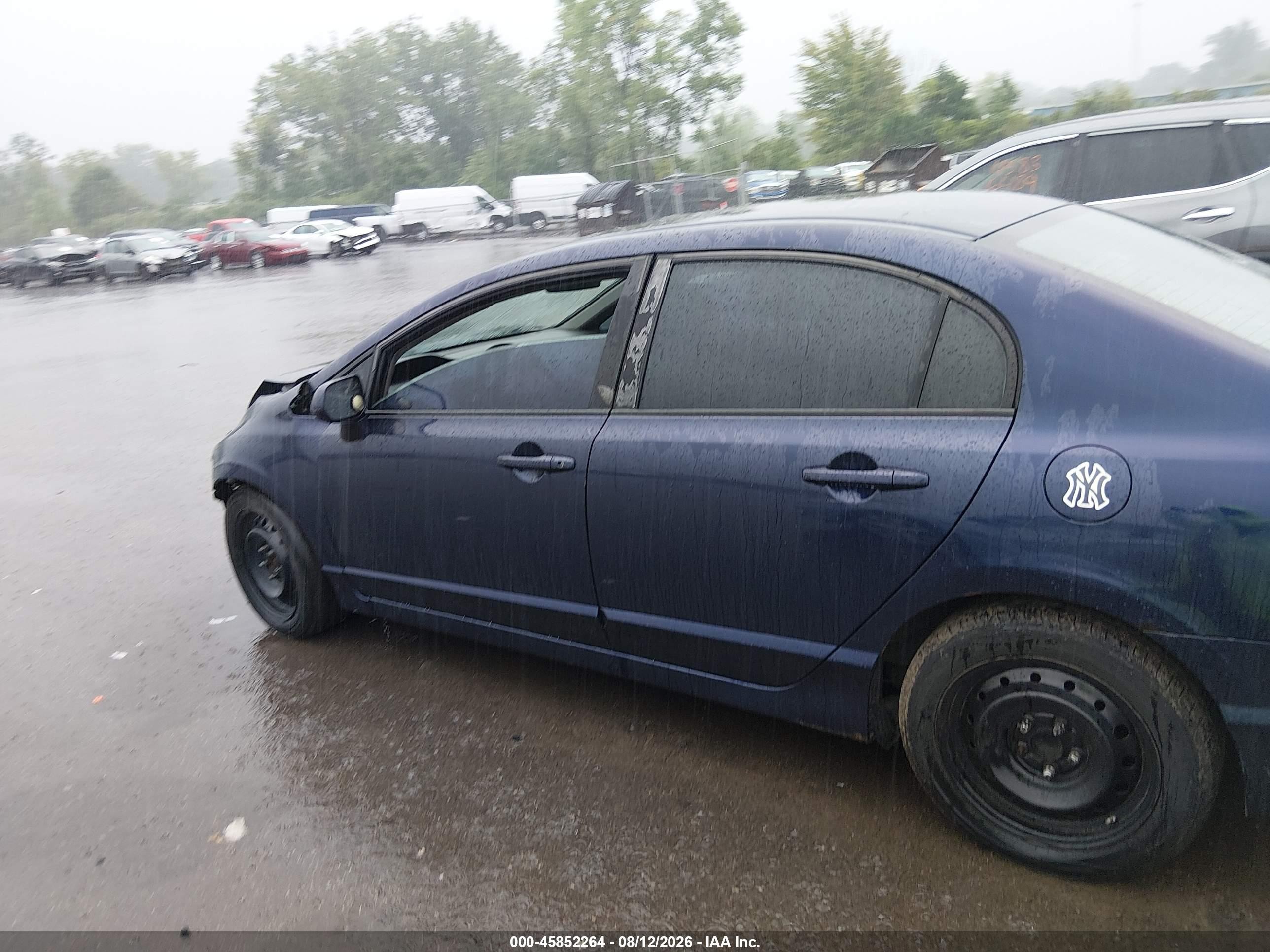 2011 Honda Civic Lx Navy vin: 2HGFA1F50BH545261