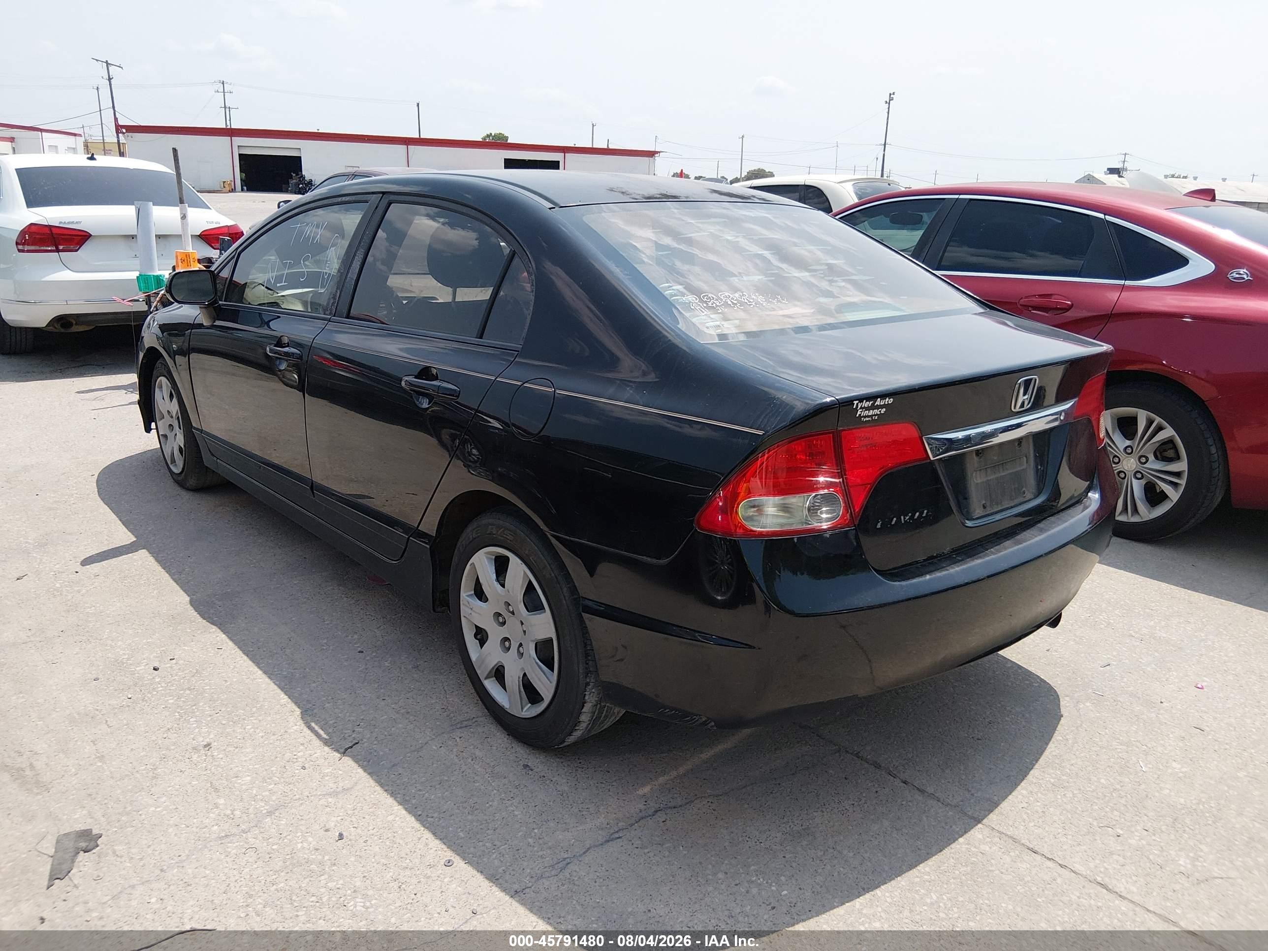 2010 Honda Civic Lx Черный vin: 2HGFA1F51AH303352