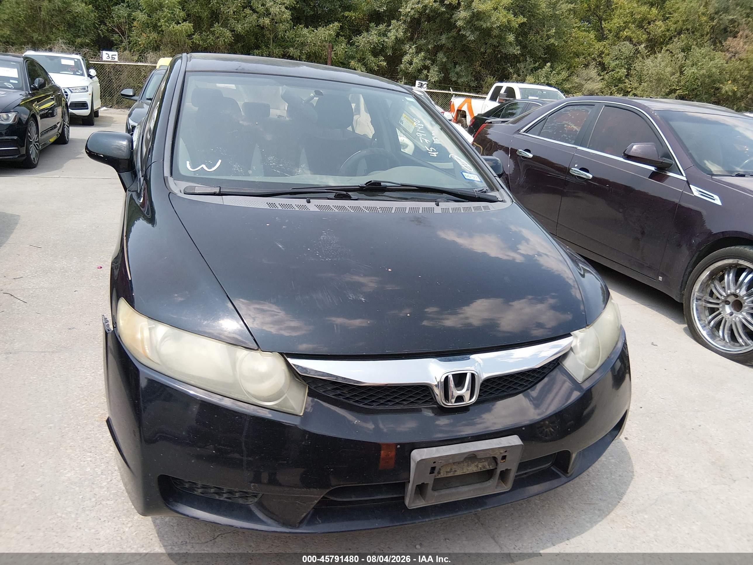 2010 Honda Civic Lx Черный vin: 2HGFA1F51AH303352