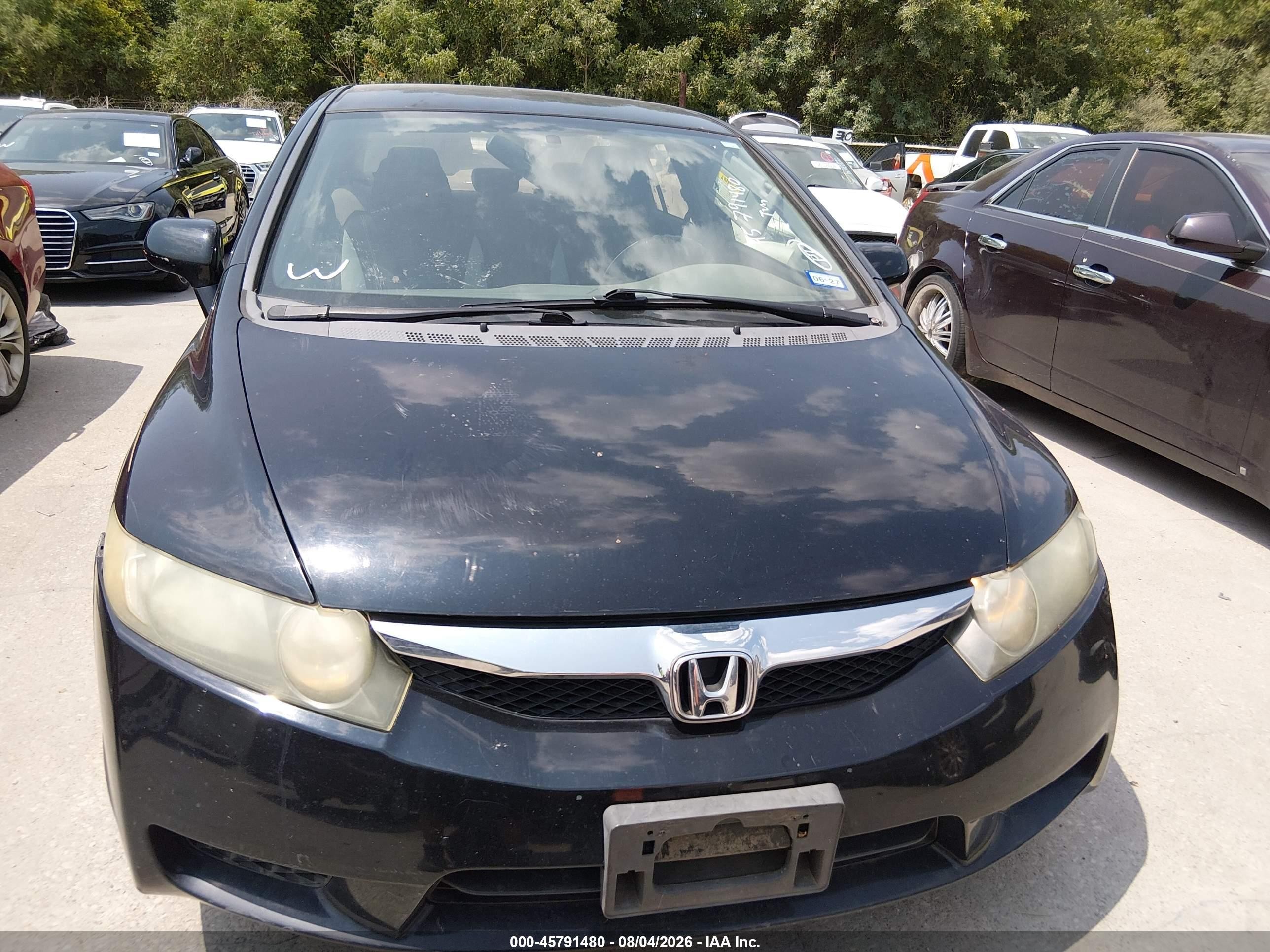 2010 Honda Civic Lx Черный vin: 2HGFA1F51AH303352