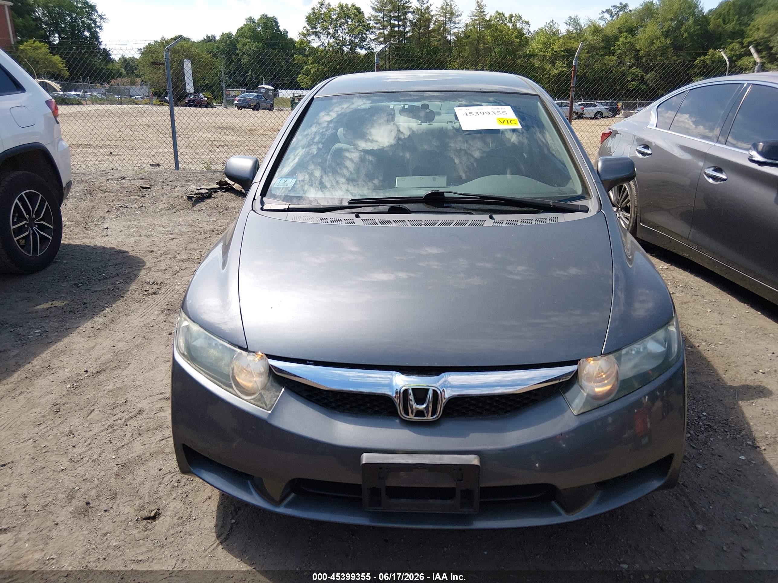 2010 Honda Civic Lx Gray vin: 2HGFA1F51AH317185