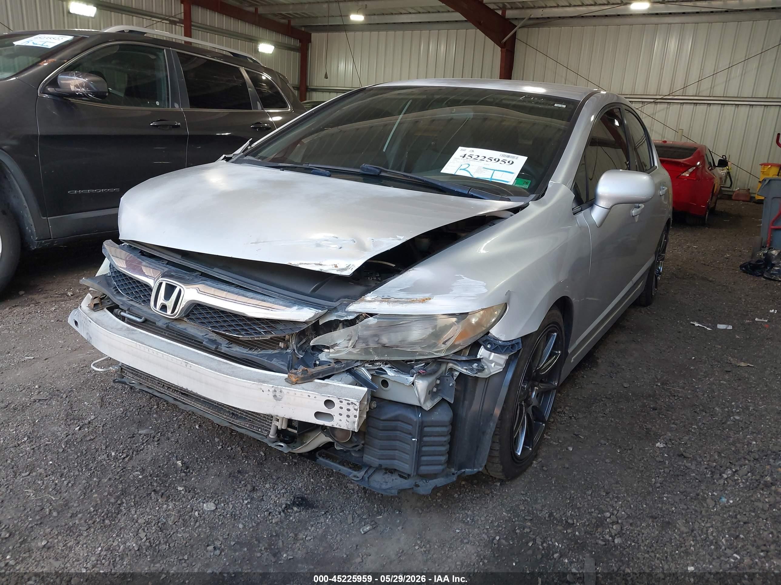 2010 Honda Civic Lx Silver vin: 2HGFA1F51AH319101