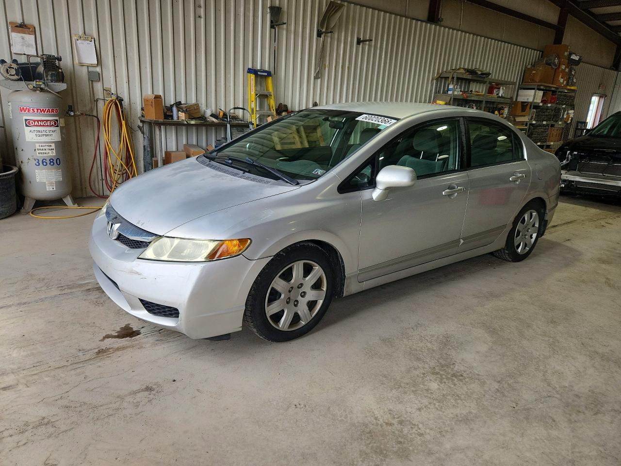 2010 Honda Civic Lx Silver vin: 2HGFA1F51AH319163