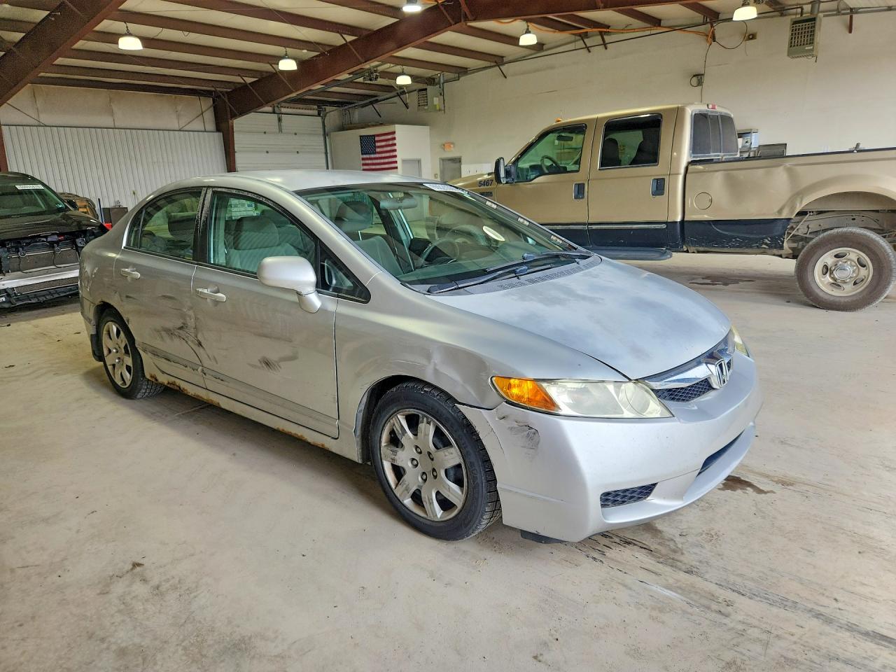 2010 Honda Civic Lx Silver vin: 2HGFA1F51AH319163